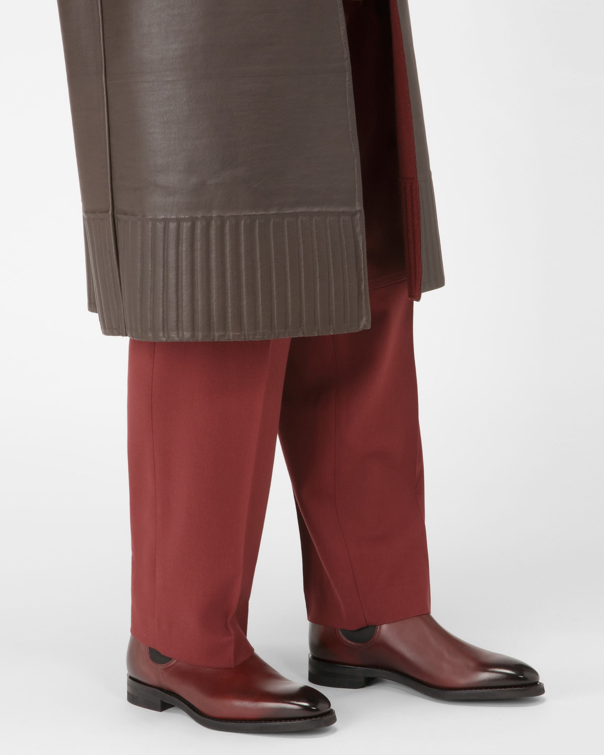 Scavone Botas En Piel De Color Rojo Heritage - Hombre - Bally - 02