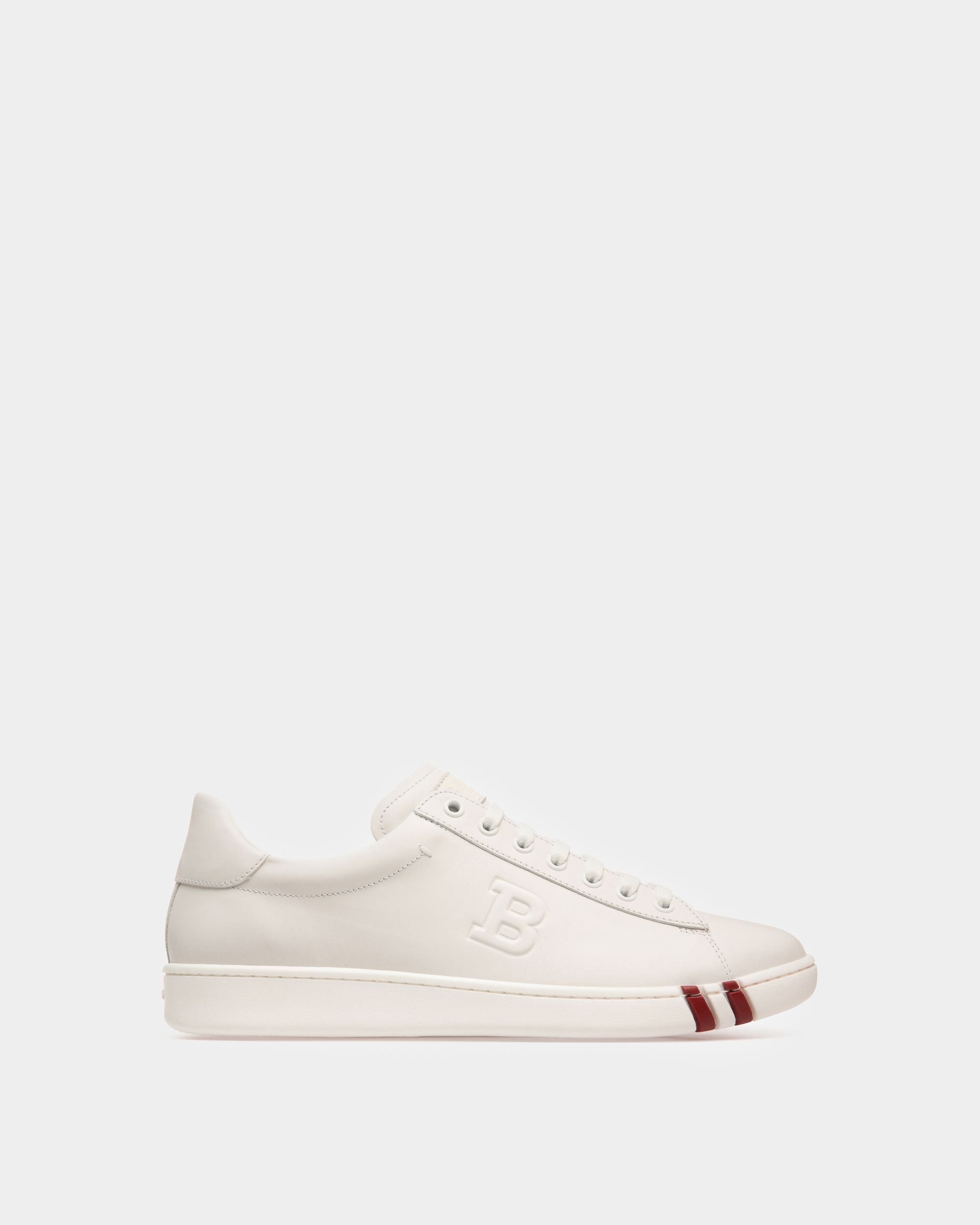 Wivian Zapatillas Deportivas En Piel De Color Blanco - Mujer - Bally - 01