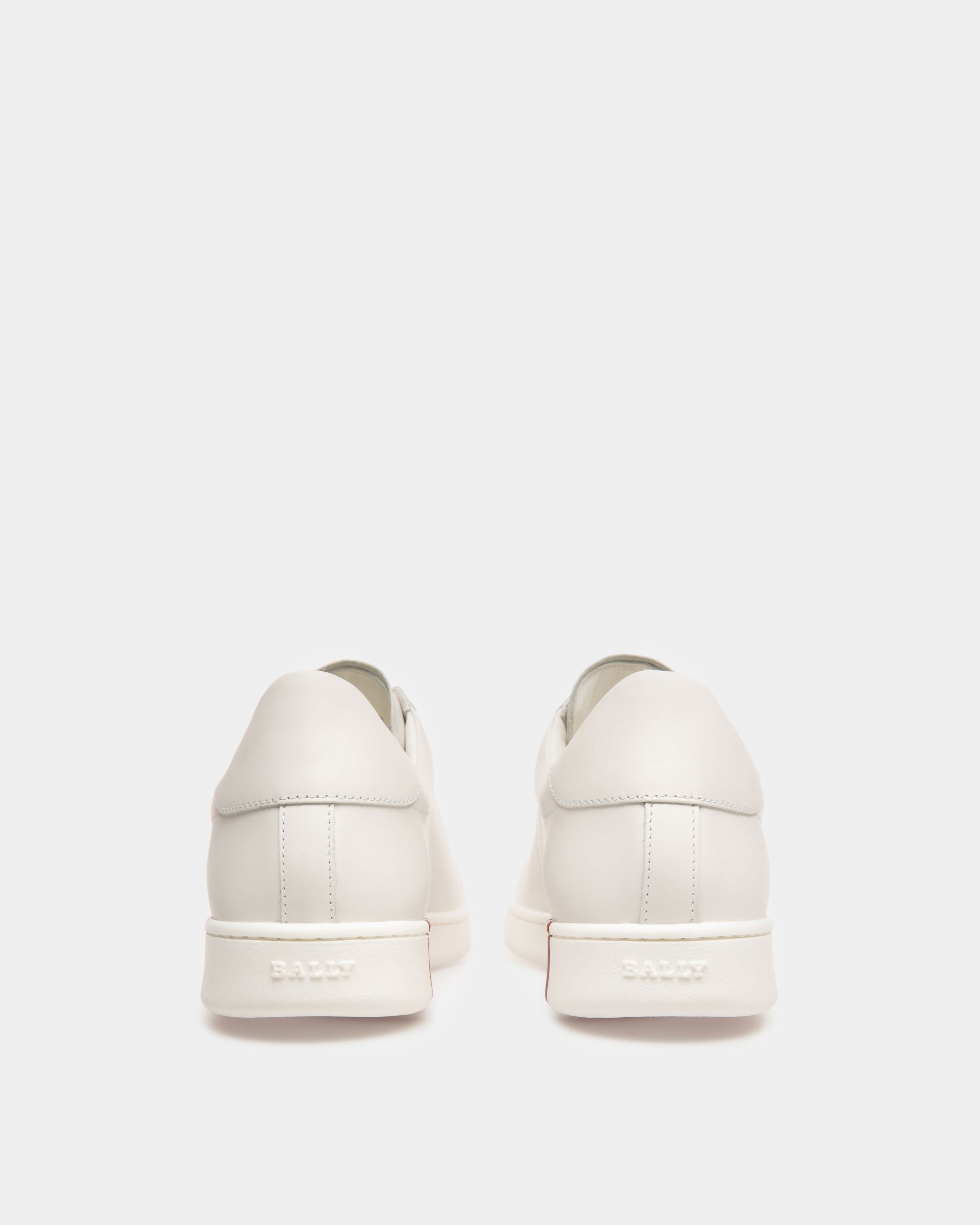 Wivian Zapatillas Deportivas En Piel De Color Blanco - Mujer - Bally - 04
