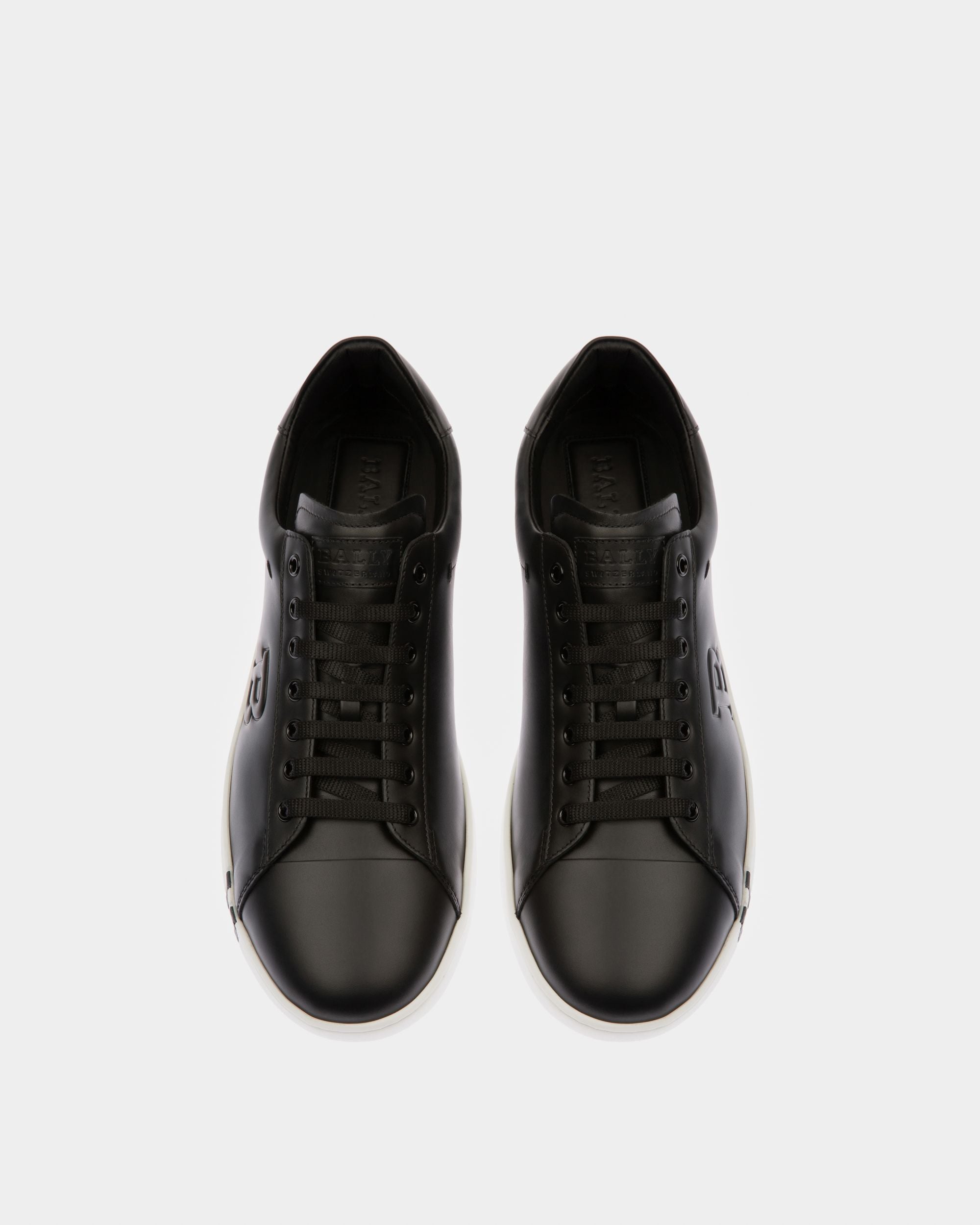 Asher Zapatilla Deportiva De Cuero De Color Negro - Hombre - Bally - 02