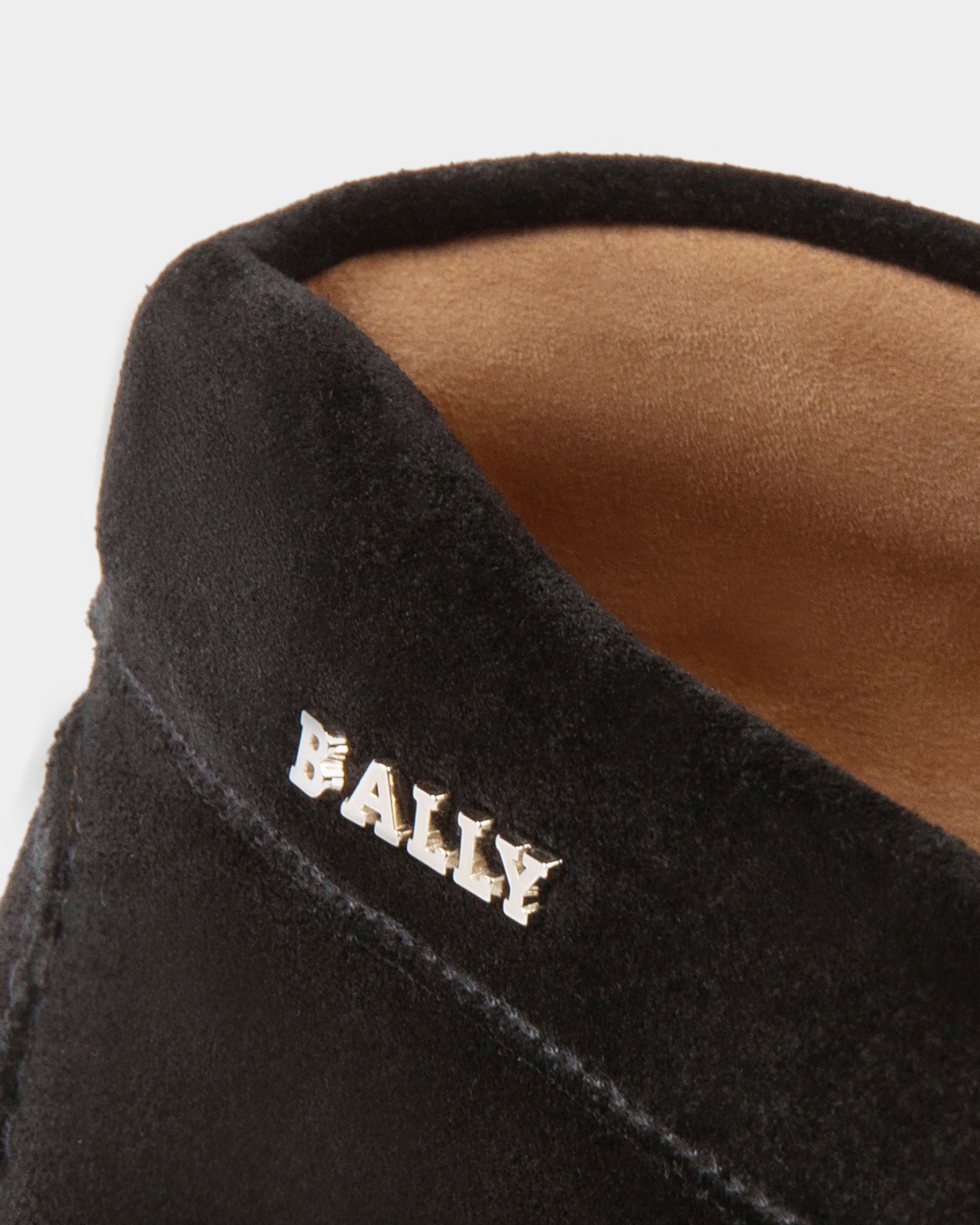 Zapatos Driver Pilot De Ante En Negro - Hombre - Bally - 06