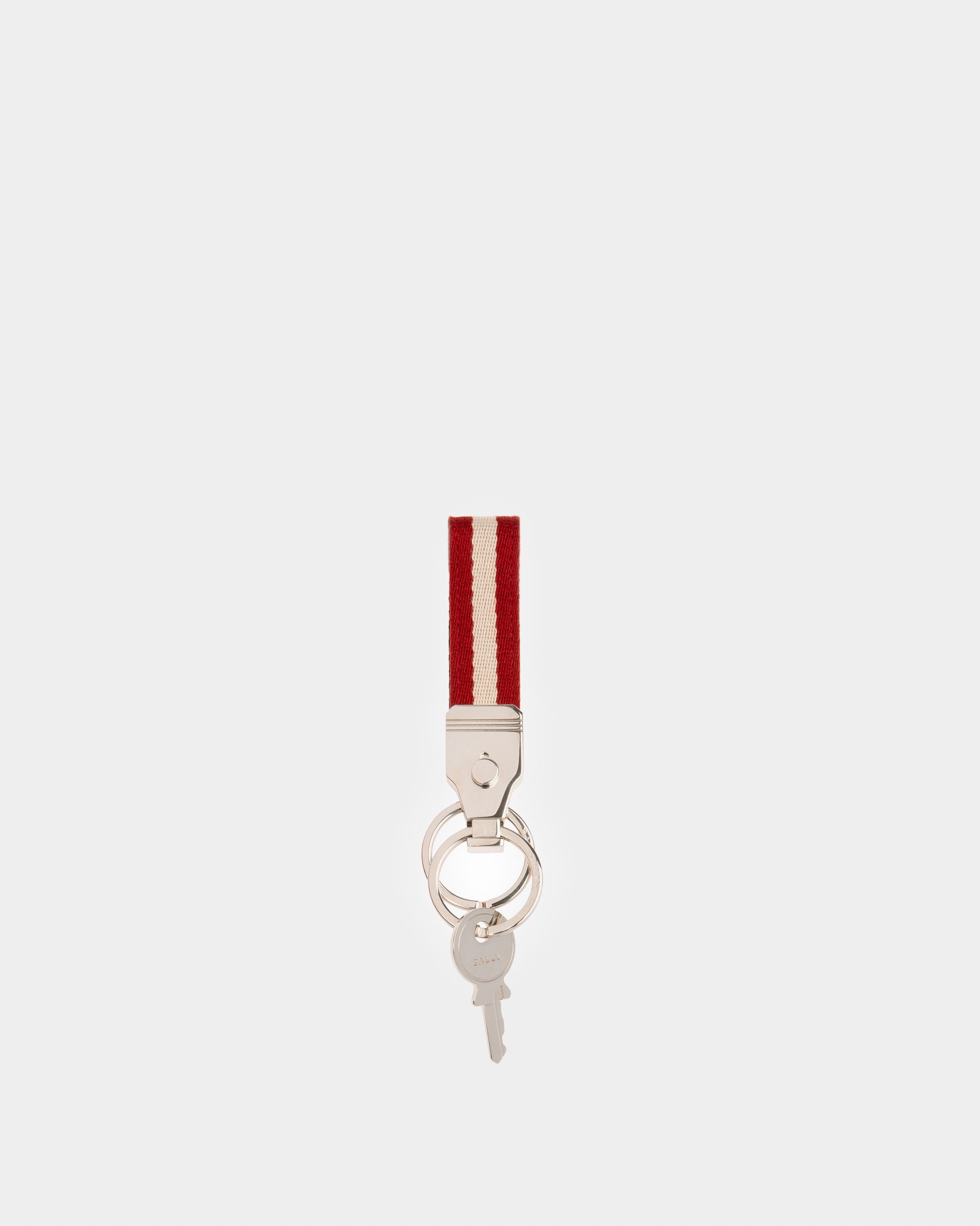 Llavero Liron De Algodón Y Metal Metalizado - Hombre - Bally - 01