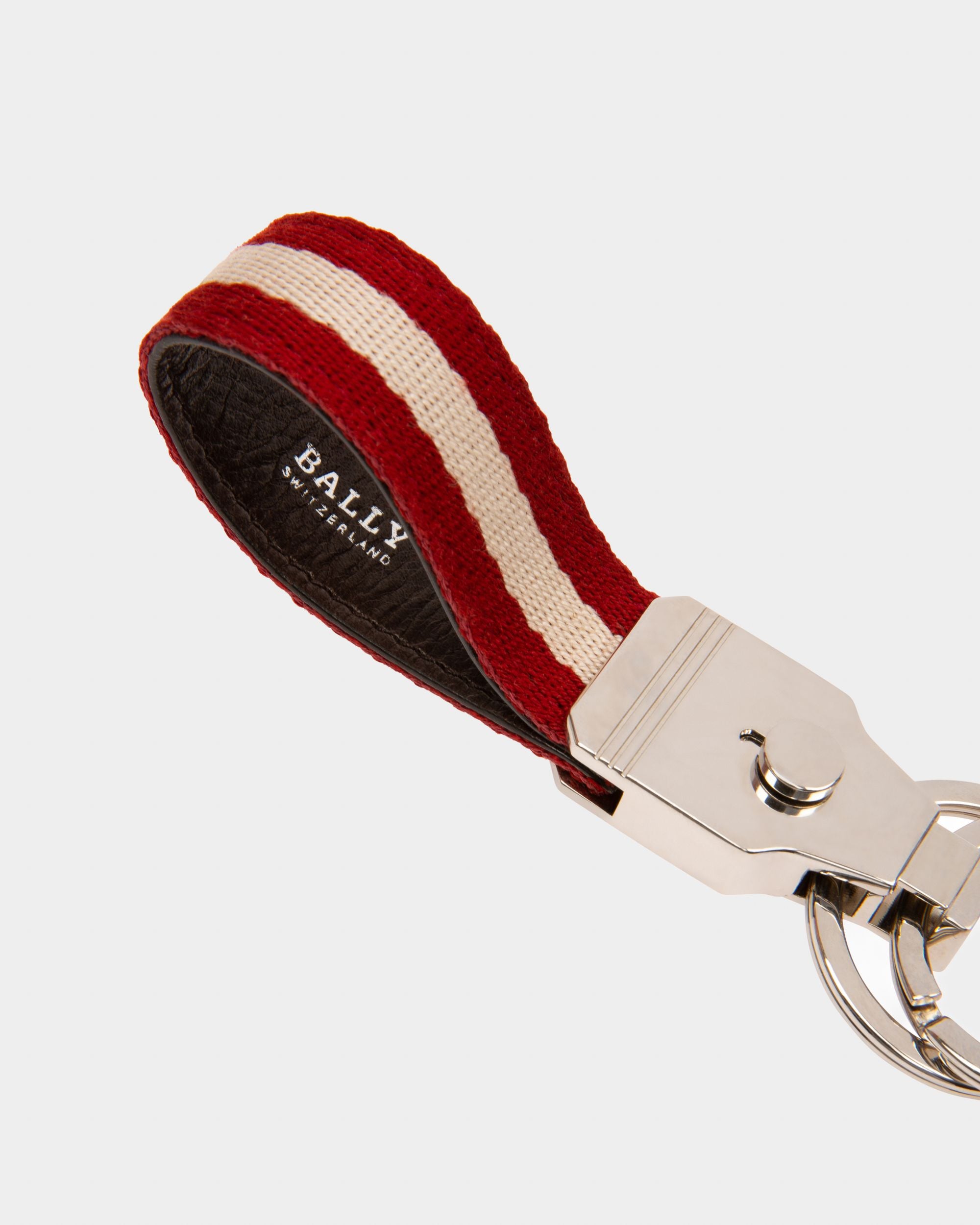 Llavero Liron De Algodón Y Metal Metalizado - Hombre - Bally - 03