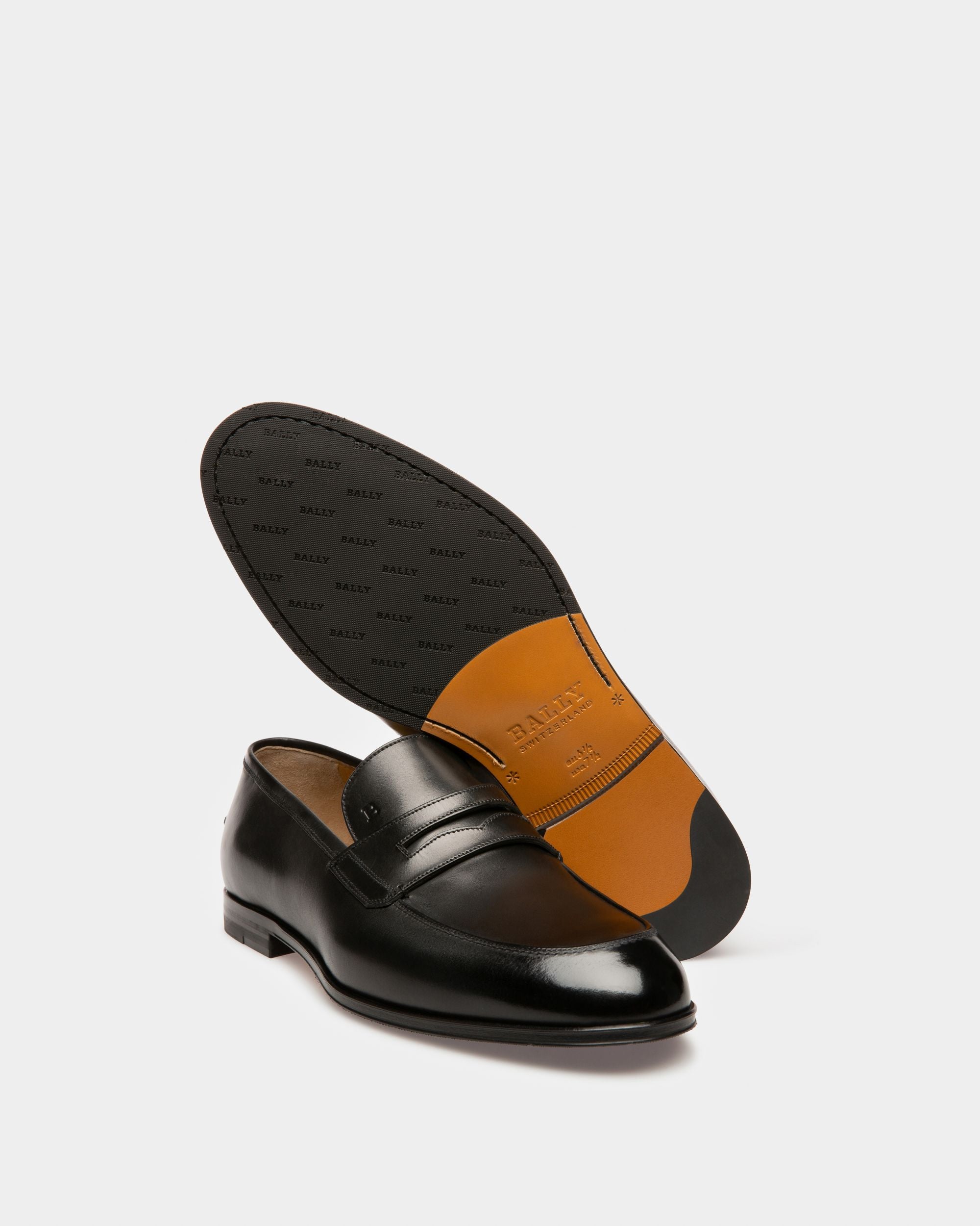 Mocasín Webb De Piel Negra - Hombre - Bally - 04
