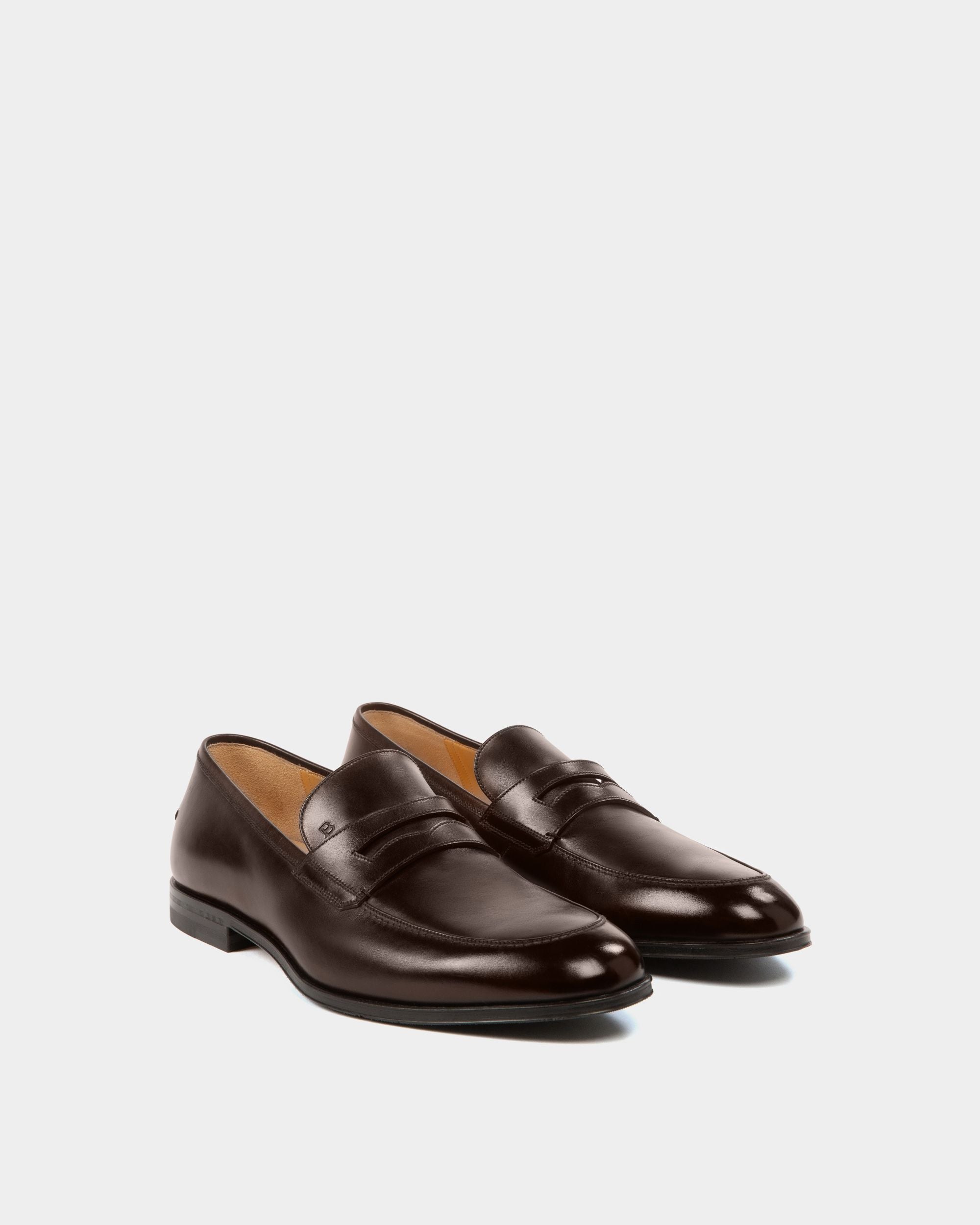 Designer Leather slip on Loafers Moccasins for Men Bally