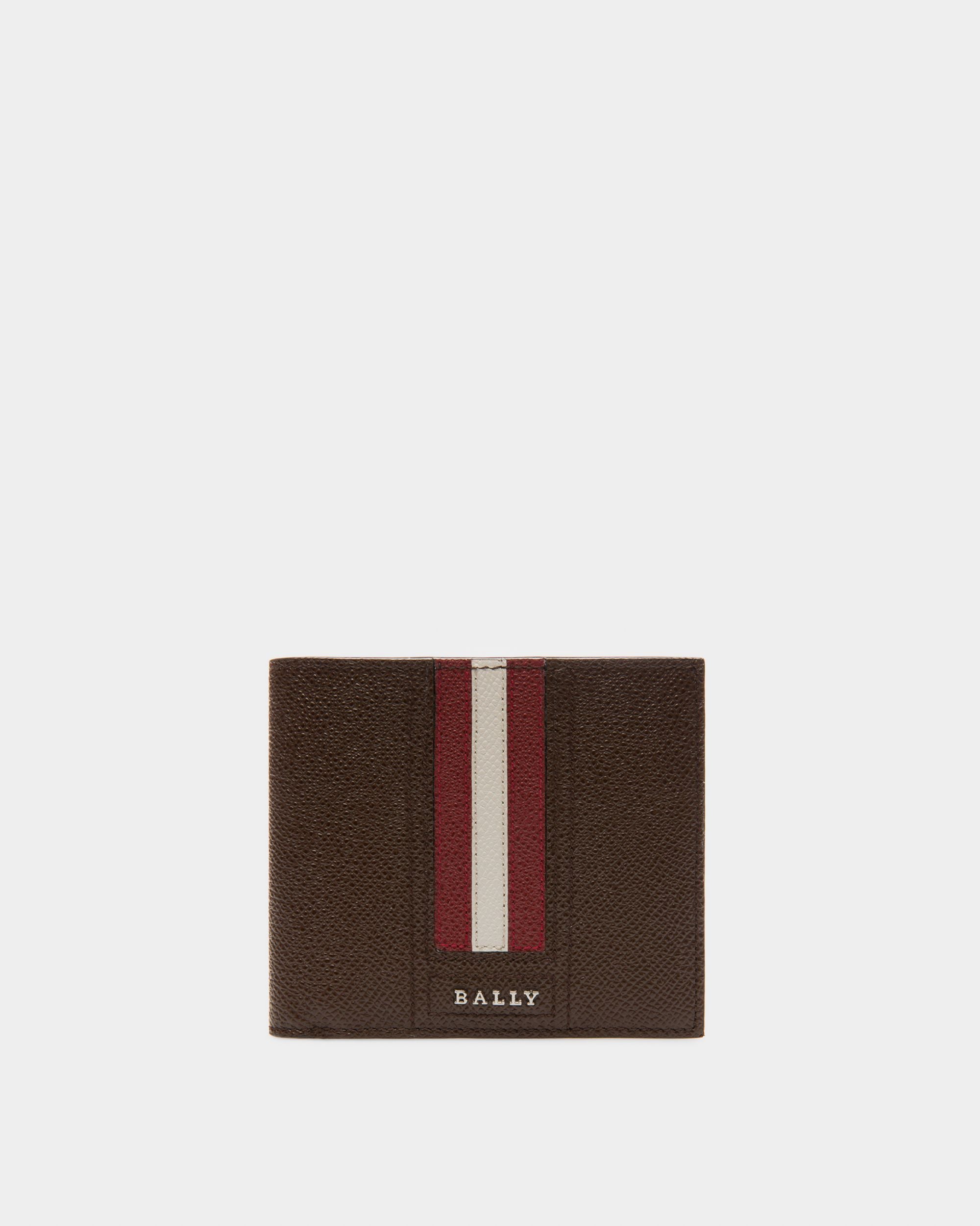 Trasai Wallet In Coffee Leather - Men's - Bally - 01