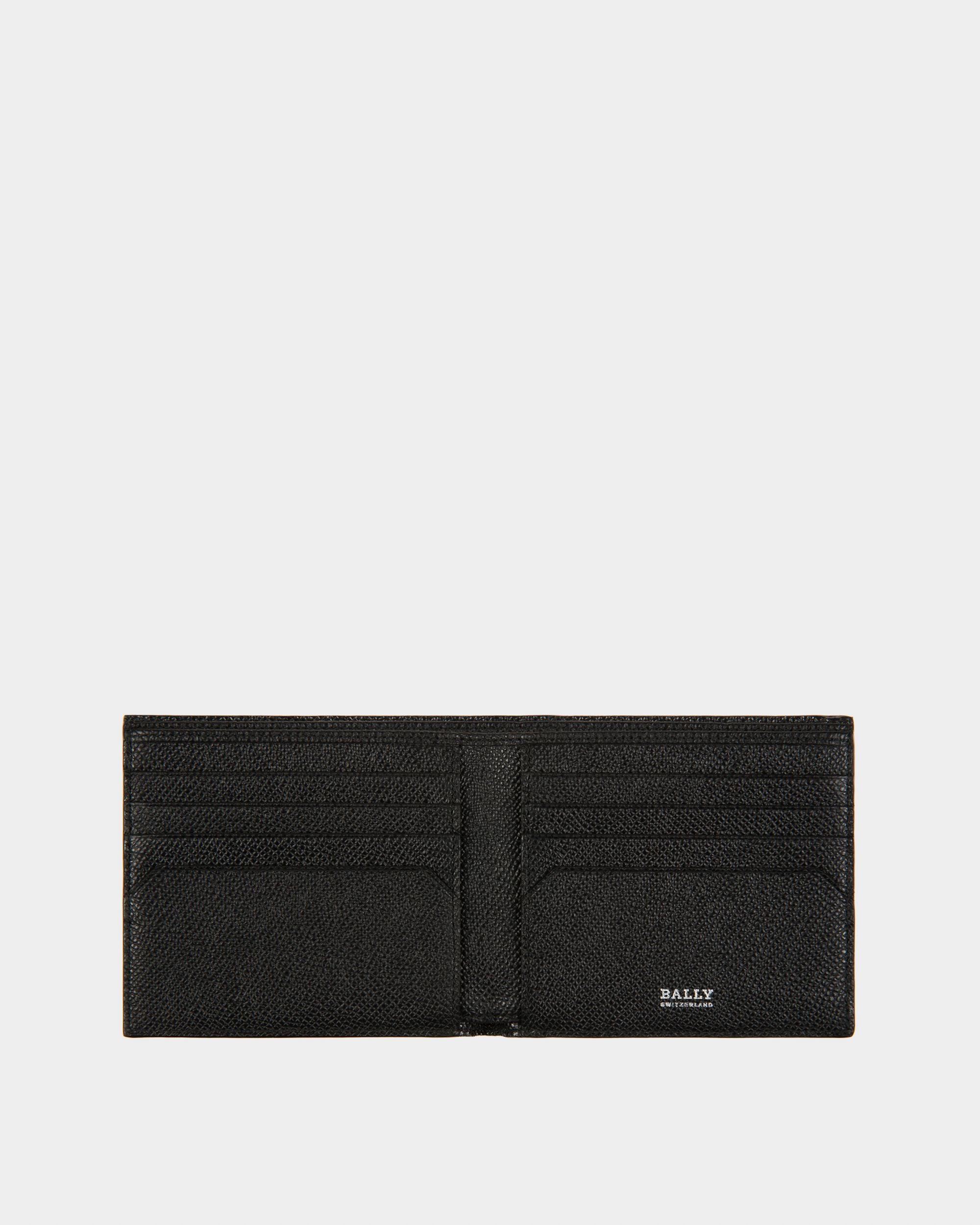 Cartera Trasai De Piel Gofrada De Vacuno Negra Para Hombre - Hombre - Bally - 03
