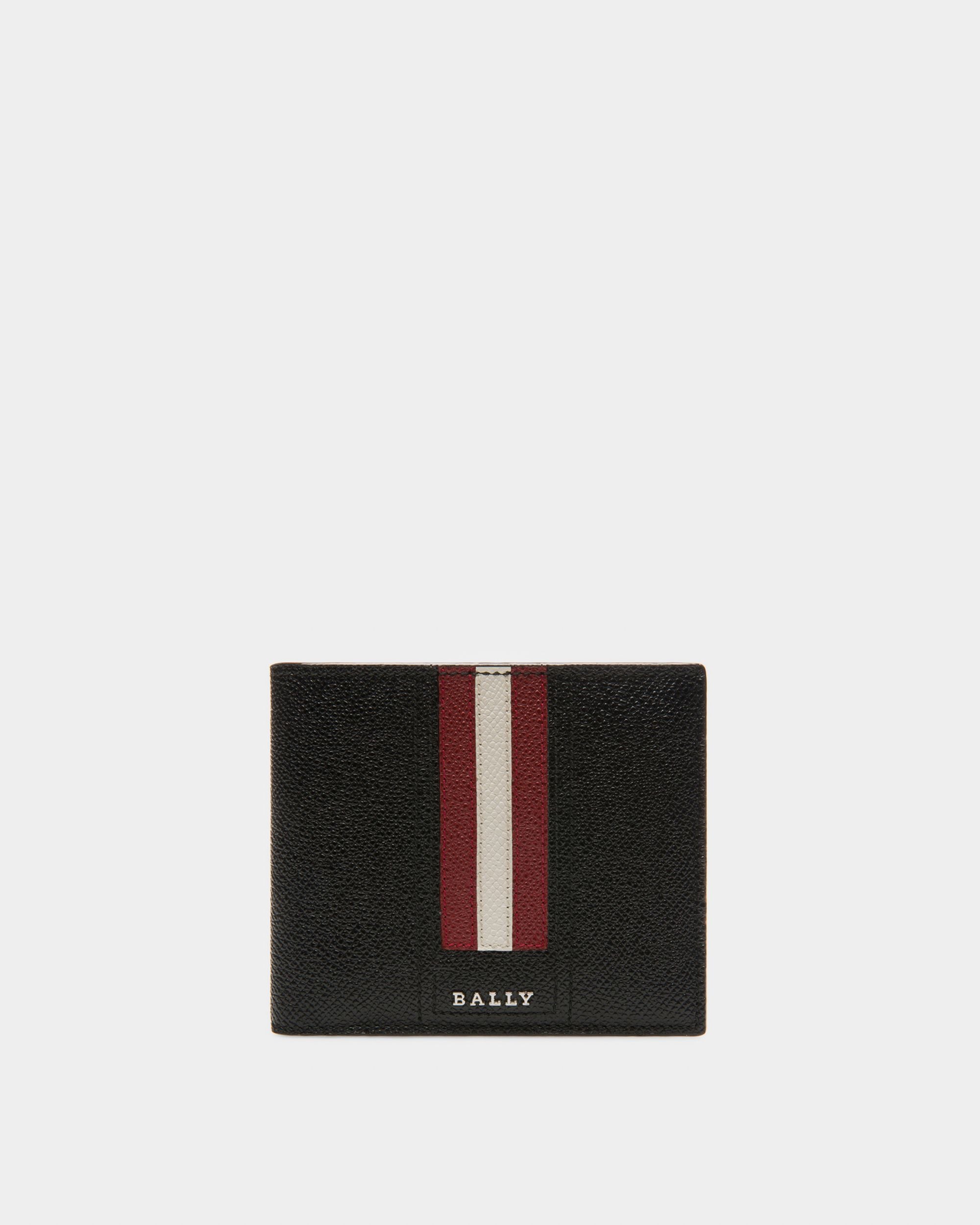 Taliky Leather Wallet In Black - Men's - Bally - 01