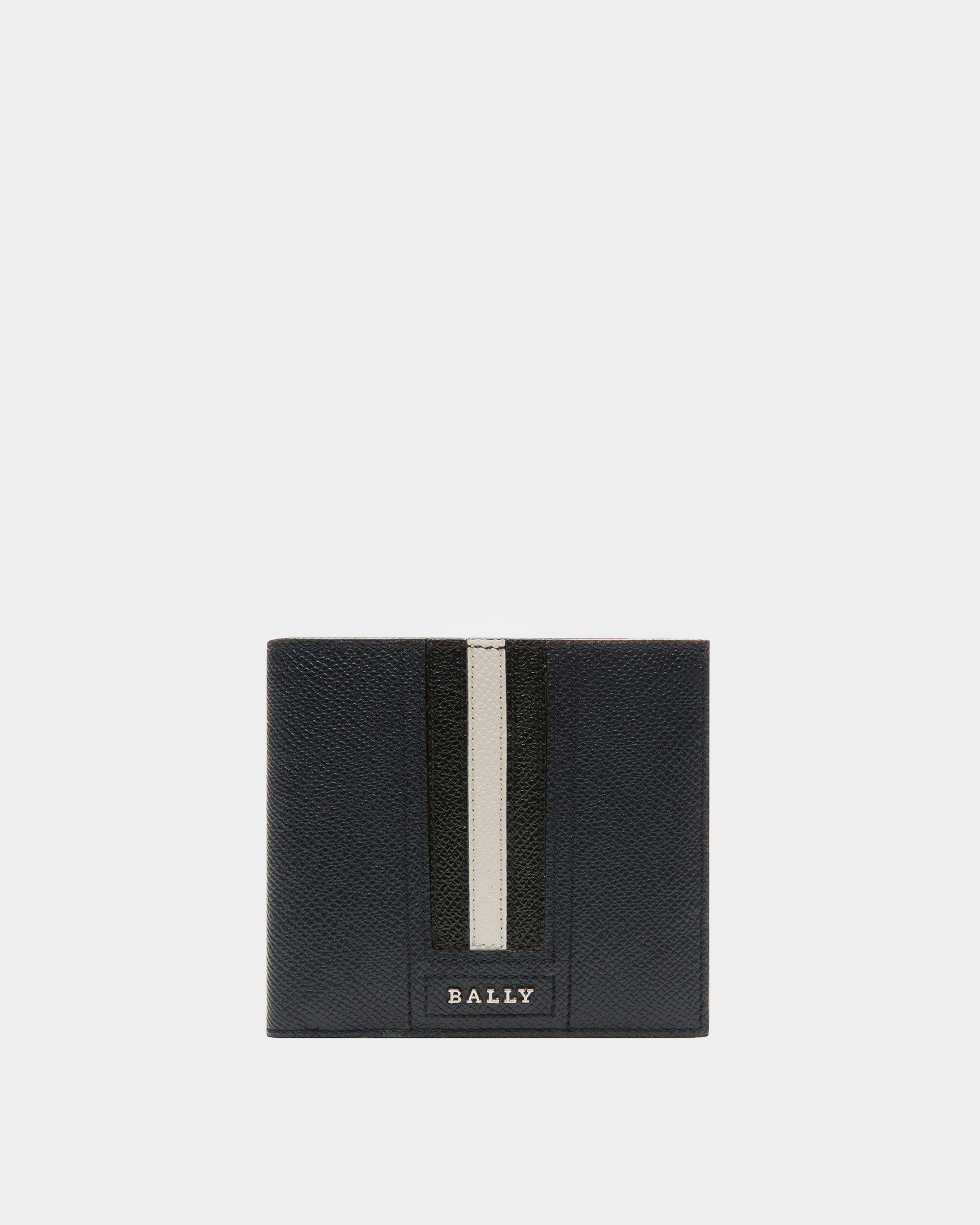 Teisel Monedero Para Hombre En Piel De Ternero Azul Marina - Hombre - Bally - 01
