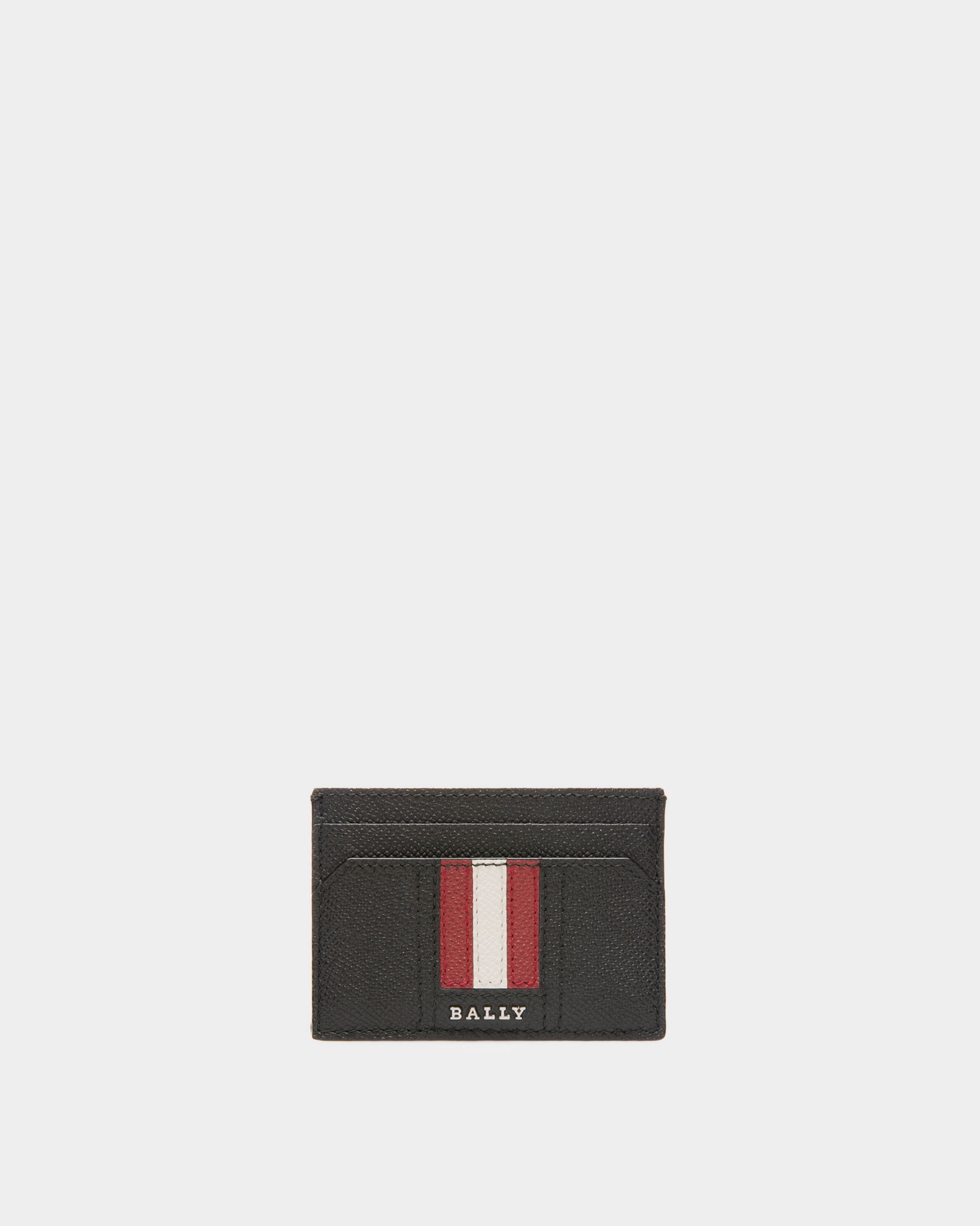 Thar Tarjetero En Piel De Color Negro - Hombre - Bally - 01