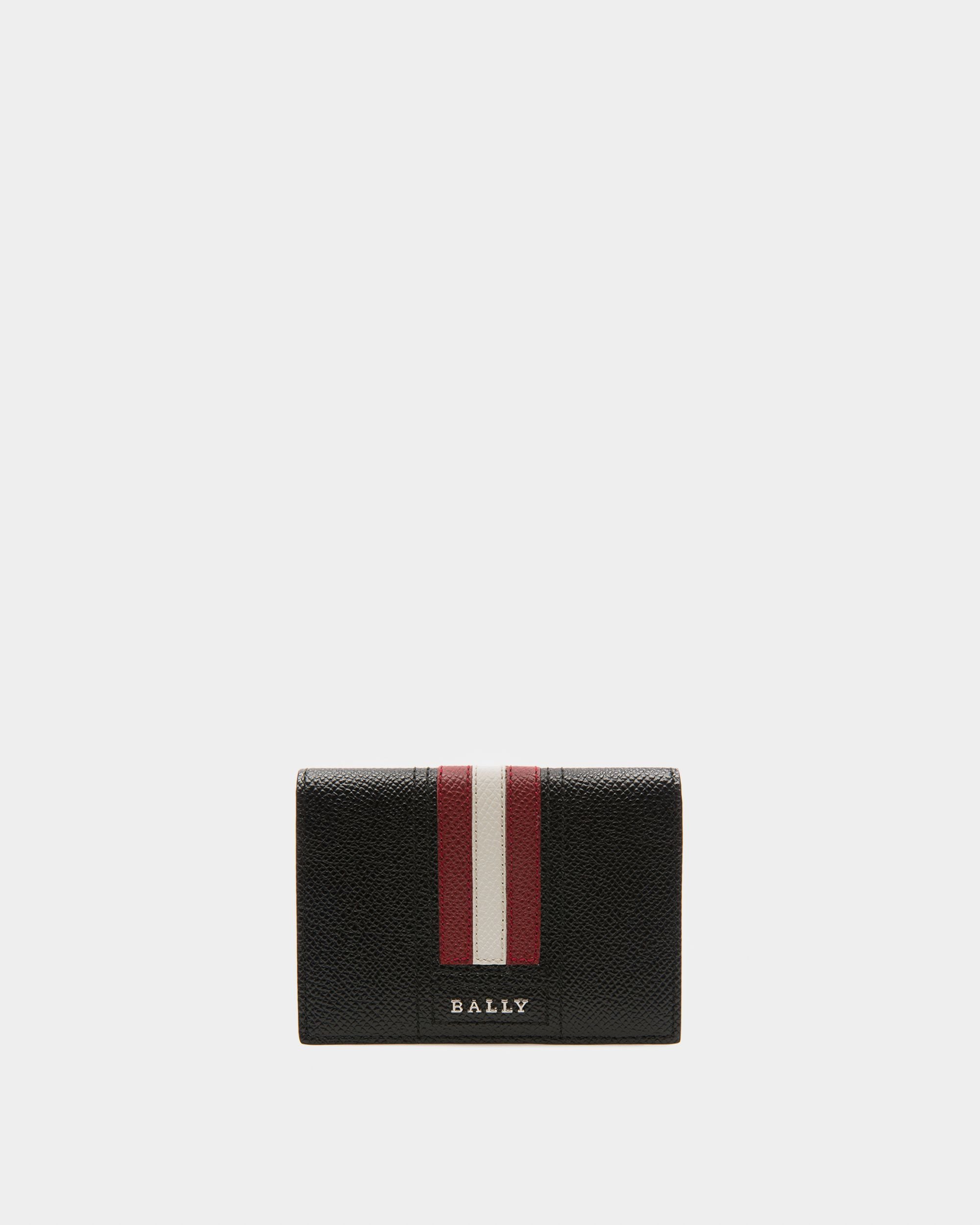 Tarjetero Tards De Piel Negra - Hombre - Bally - 01