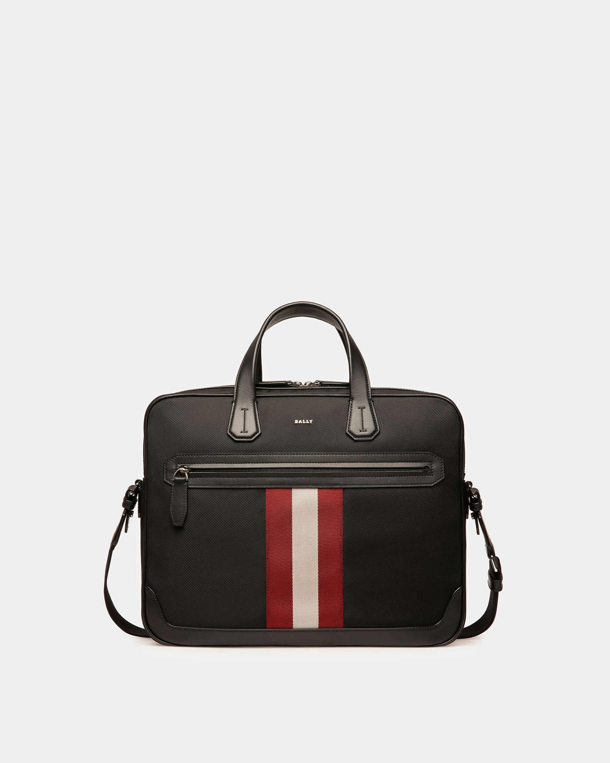 Chandos Small Techno Nylon Business Bag In Black - Men's - Bally - 02