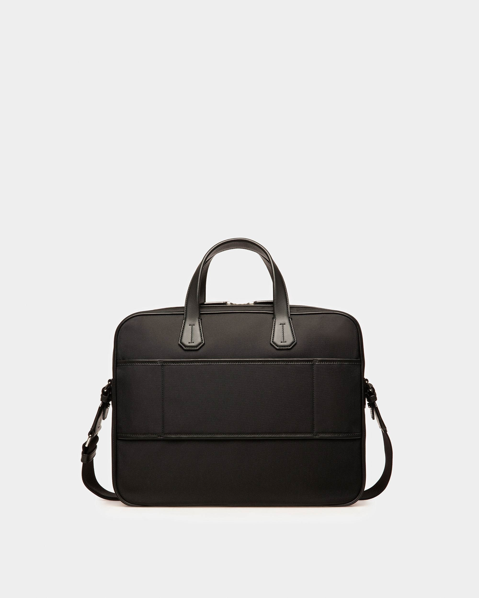 Chandos Small Techno Nylon Business Bag In Black - Men's - Bally - 03
