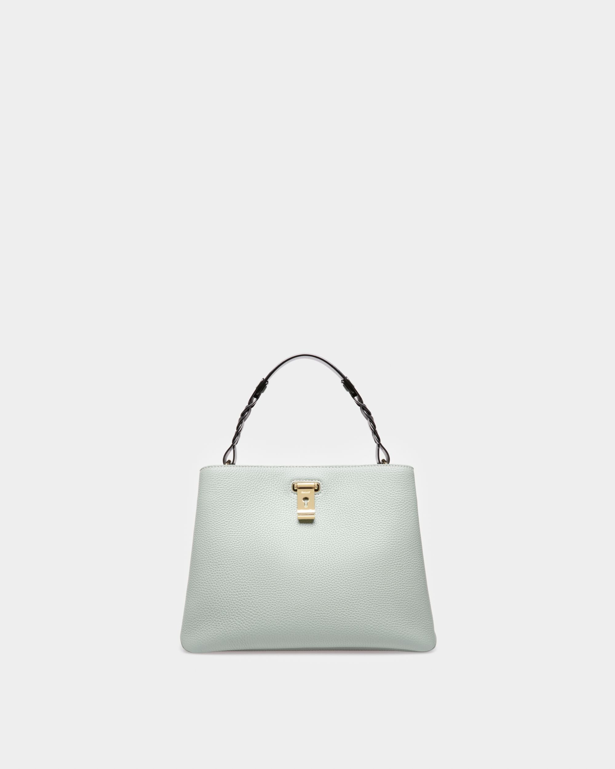 Lucyle Bolso De Hombro En Cuero De Color Azul Claro - Mujer - Bally - 01