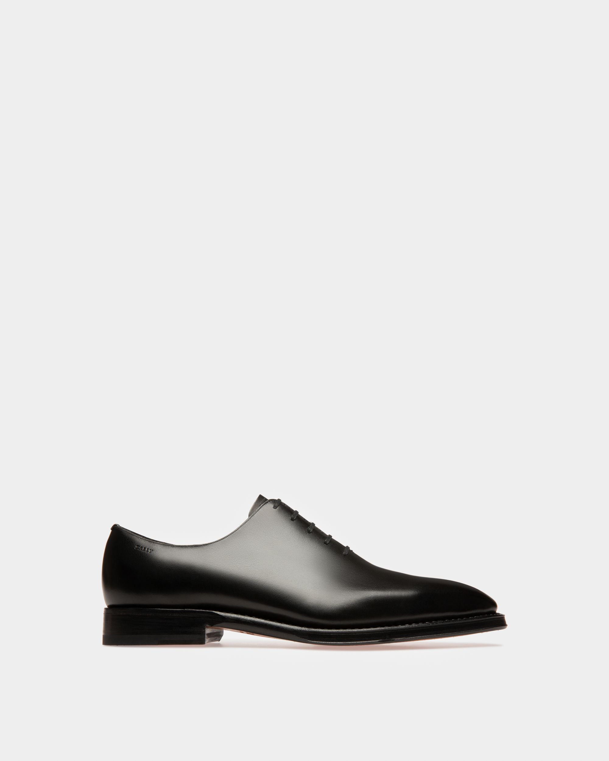 Zapato Oxford Scolder De Piel De Becerro Lisa Negra Para Hombre - Hombre - Bally - 01