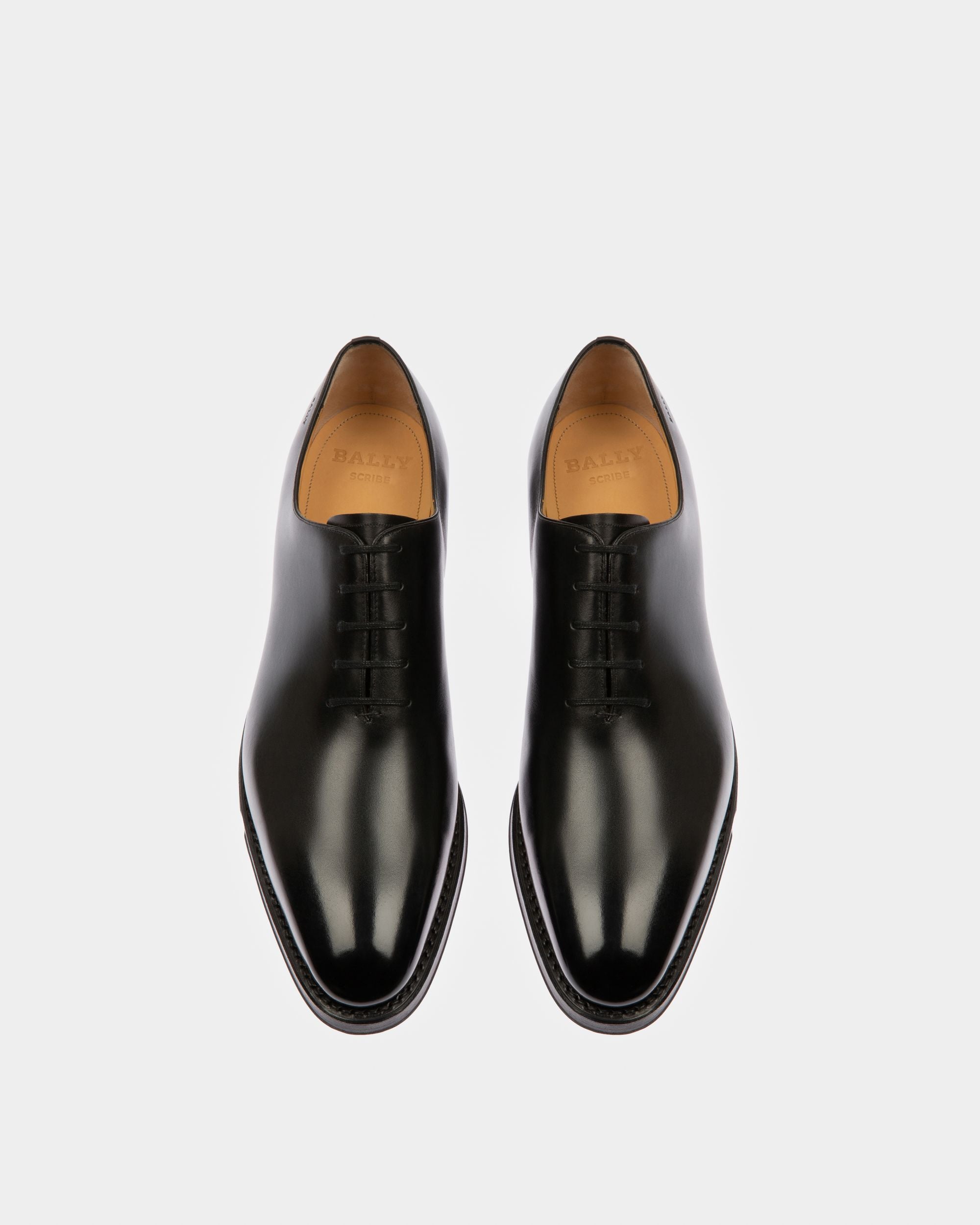 Zapato Oxford Scolder De Piel De Becerro Lisa Negra Para Hombre - Hombre - Bally - 02
