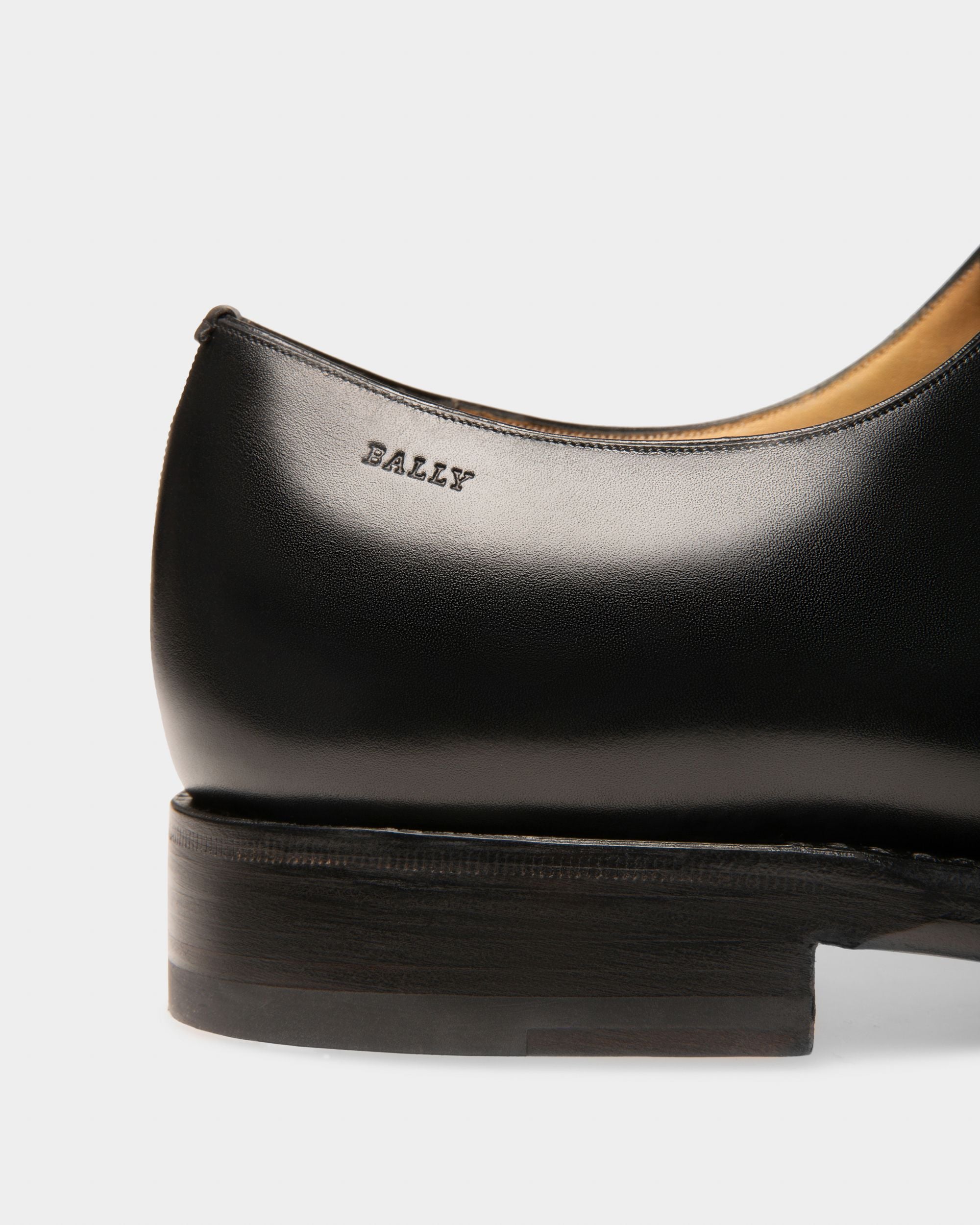 Zapato Oxford Scolder De Piel De Becerro Lisa Negra Para Hombre - Hombre - Bally - 06