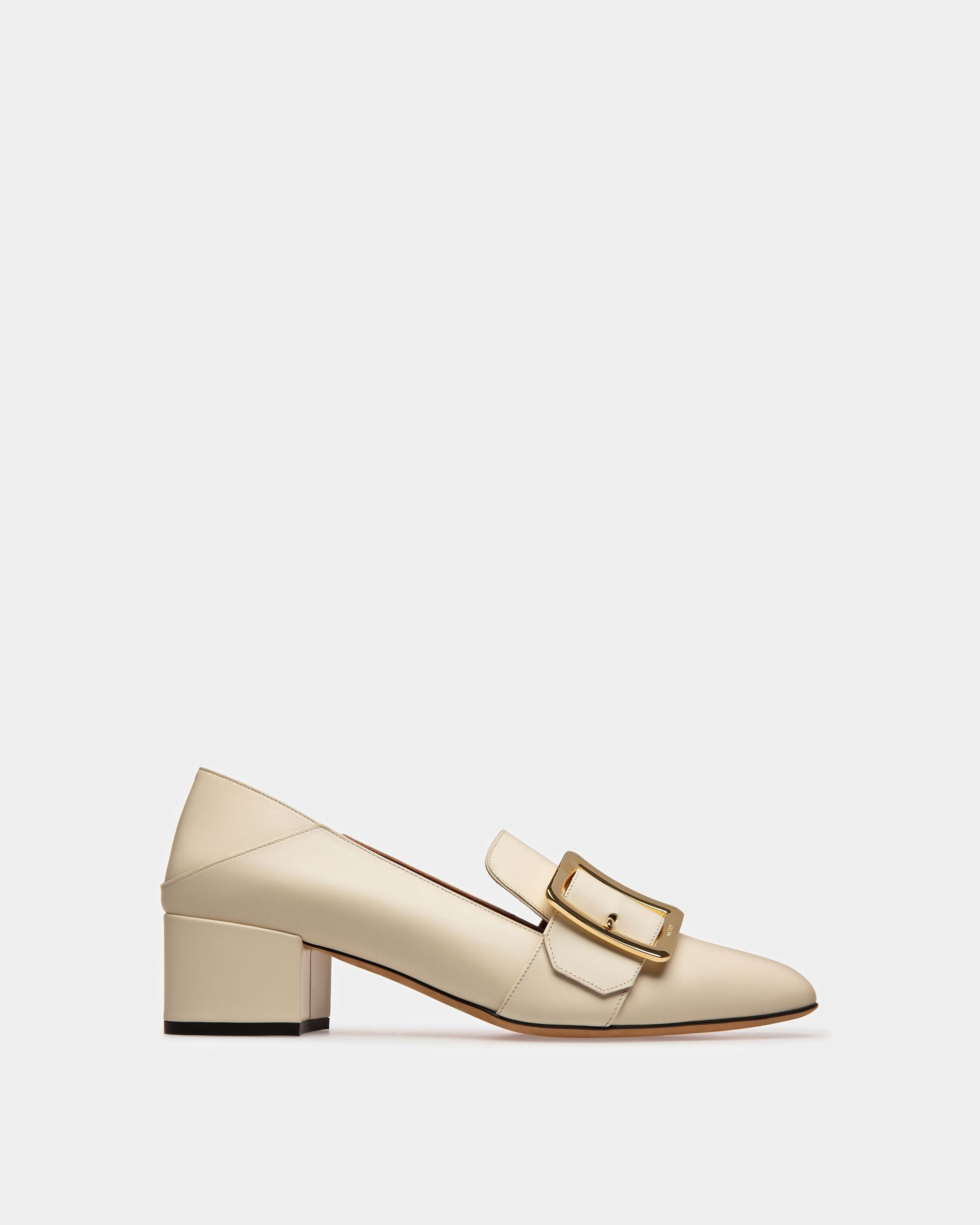 Zapato De Salón Janelle De Piel Blanco Hueso - Mujer - Bally - 01
