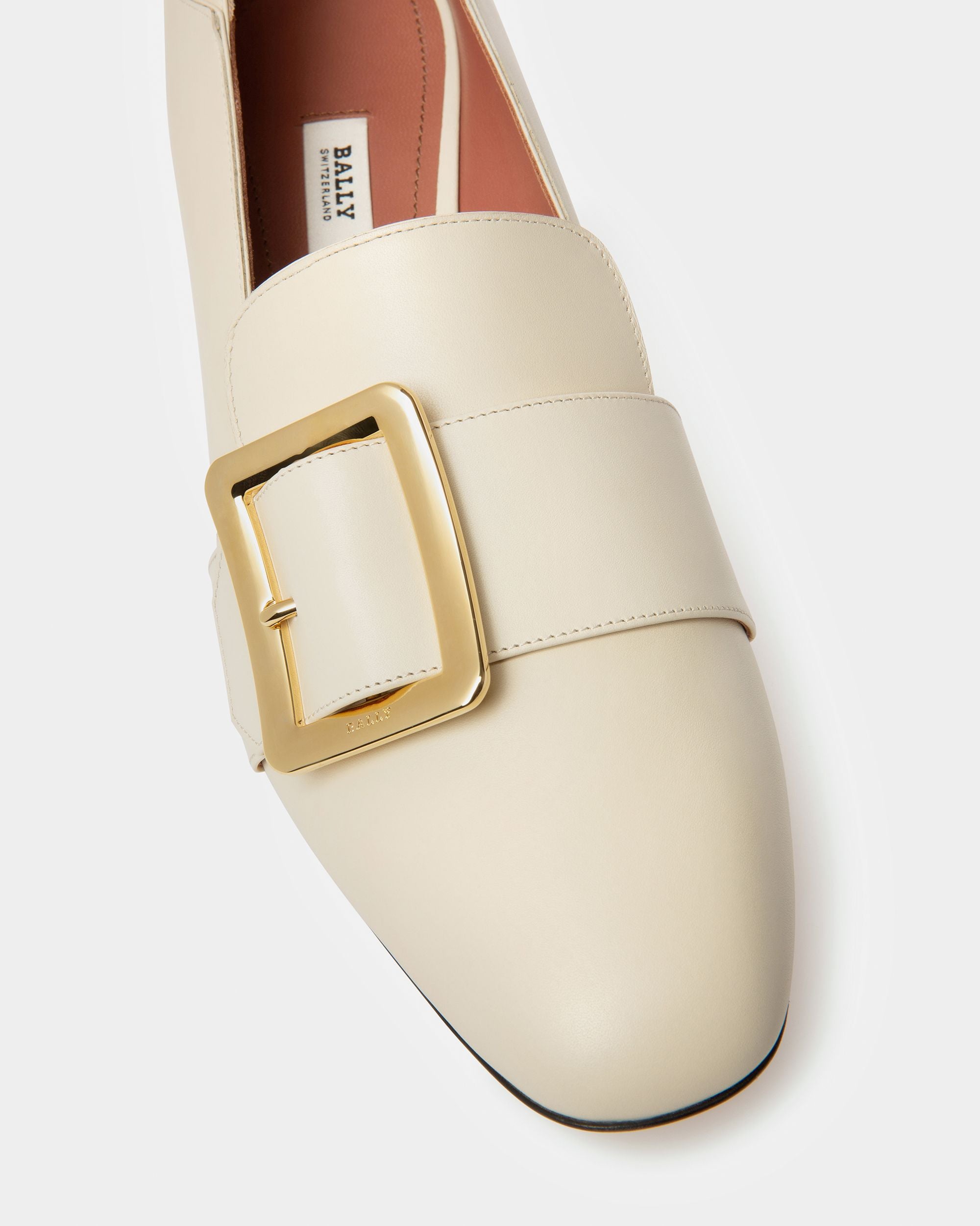 Zapato De Salón Janelle De Piel Blanco Hueso - Mujer - Bally - 04