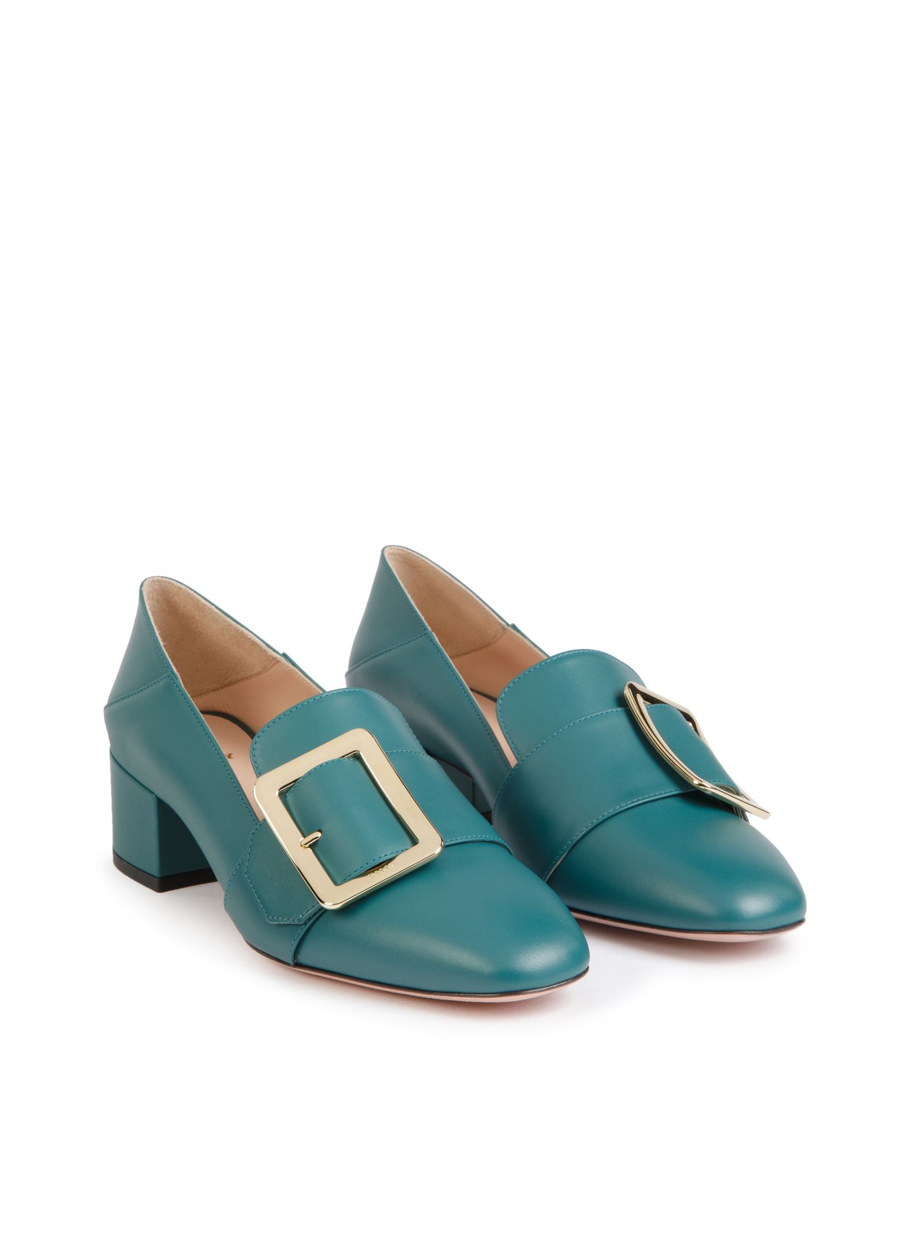 Janelle Pumps In Green Leather - Women's - Bally - 01