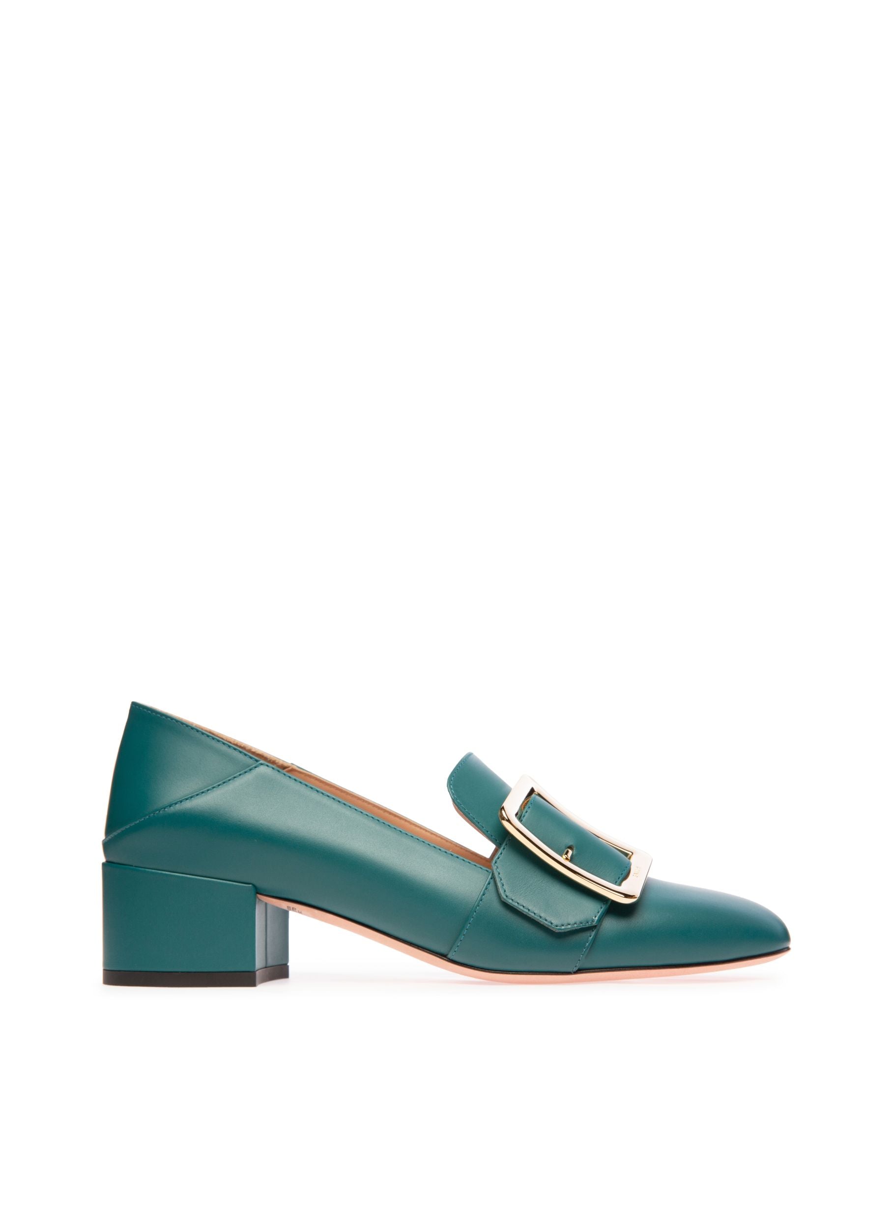 Janelle Pumps In Green Leather - Women's - Bally - 02