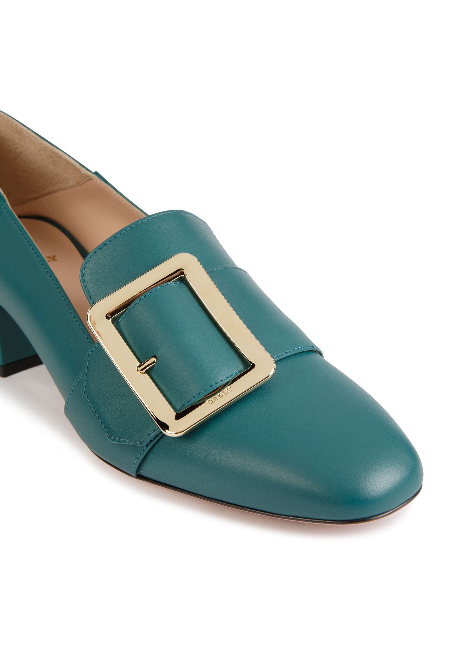 Janelle Pumps In Green Leather - Women's - Bally - 03