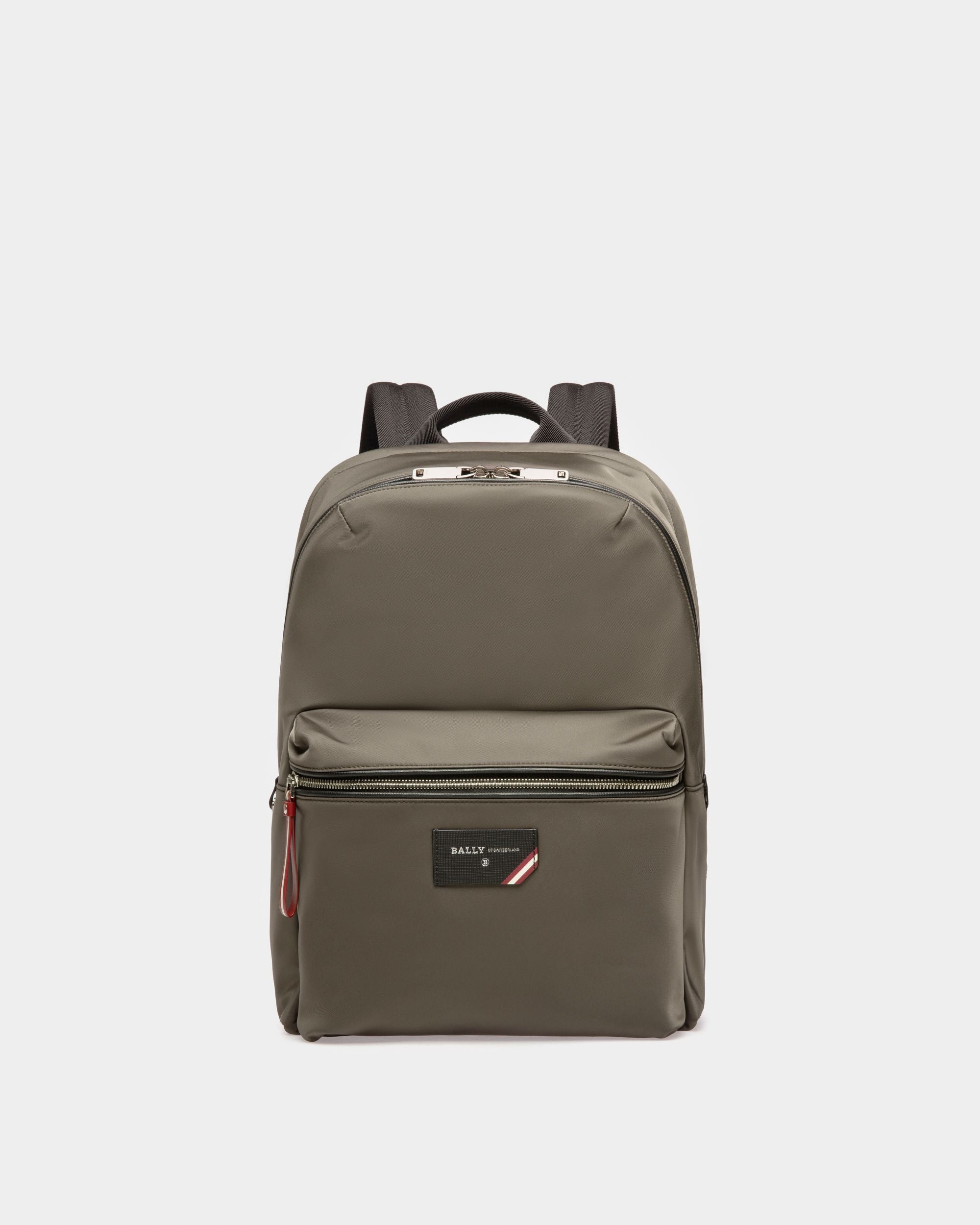 Ferey Mochila En Nailon Reciclado De Color Verde Militar - Hombre - Bally - 01