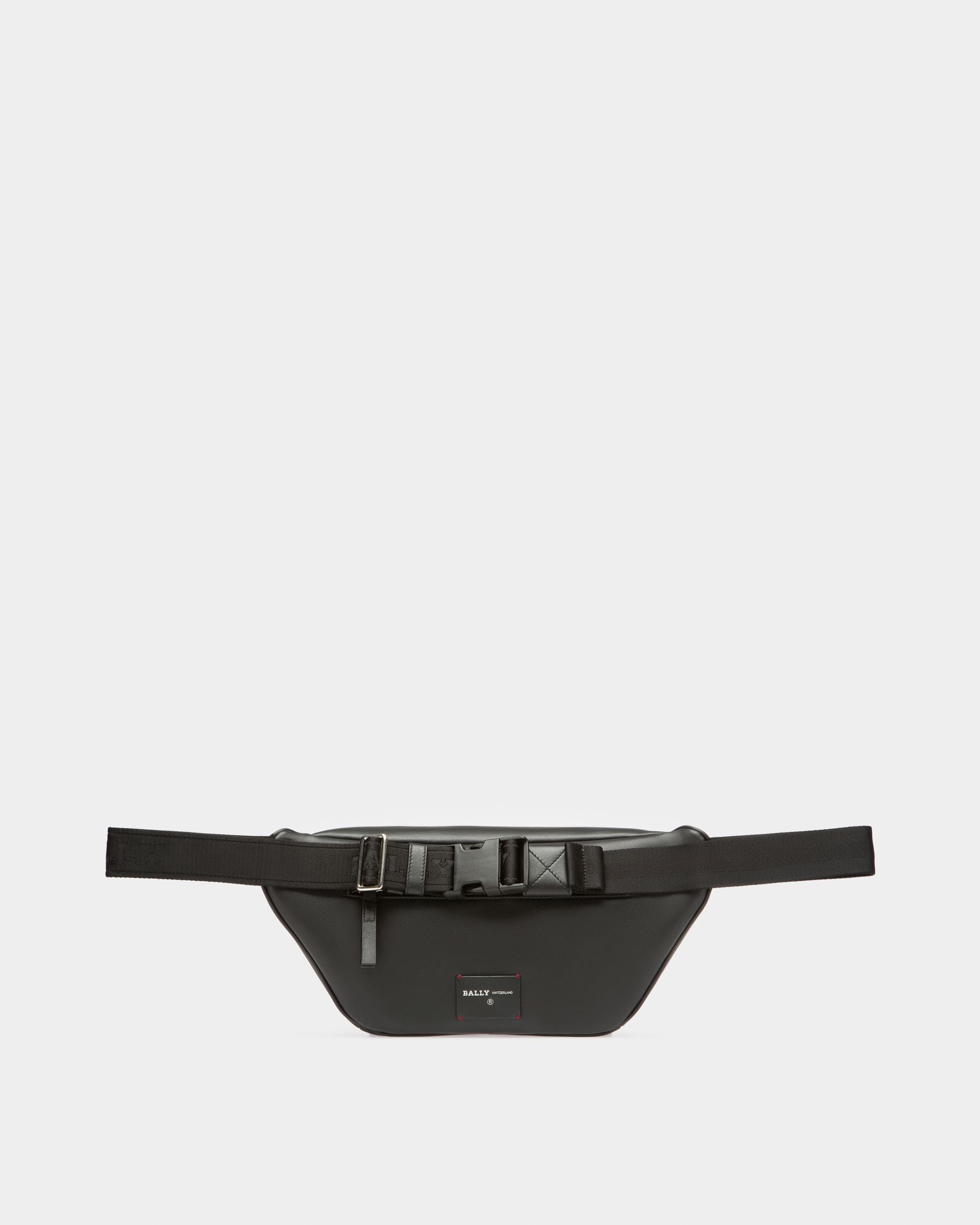 Hakab Leather Bum Bag In Black - Men's - Bally - 02