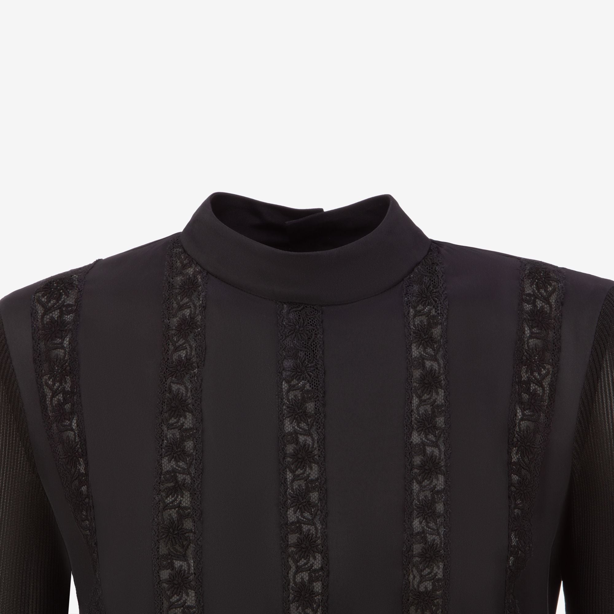 Shirts Top In Black Silk - Women's - Bally - 03