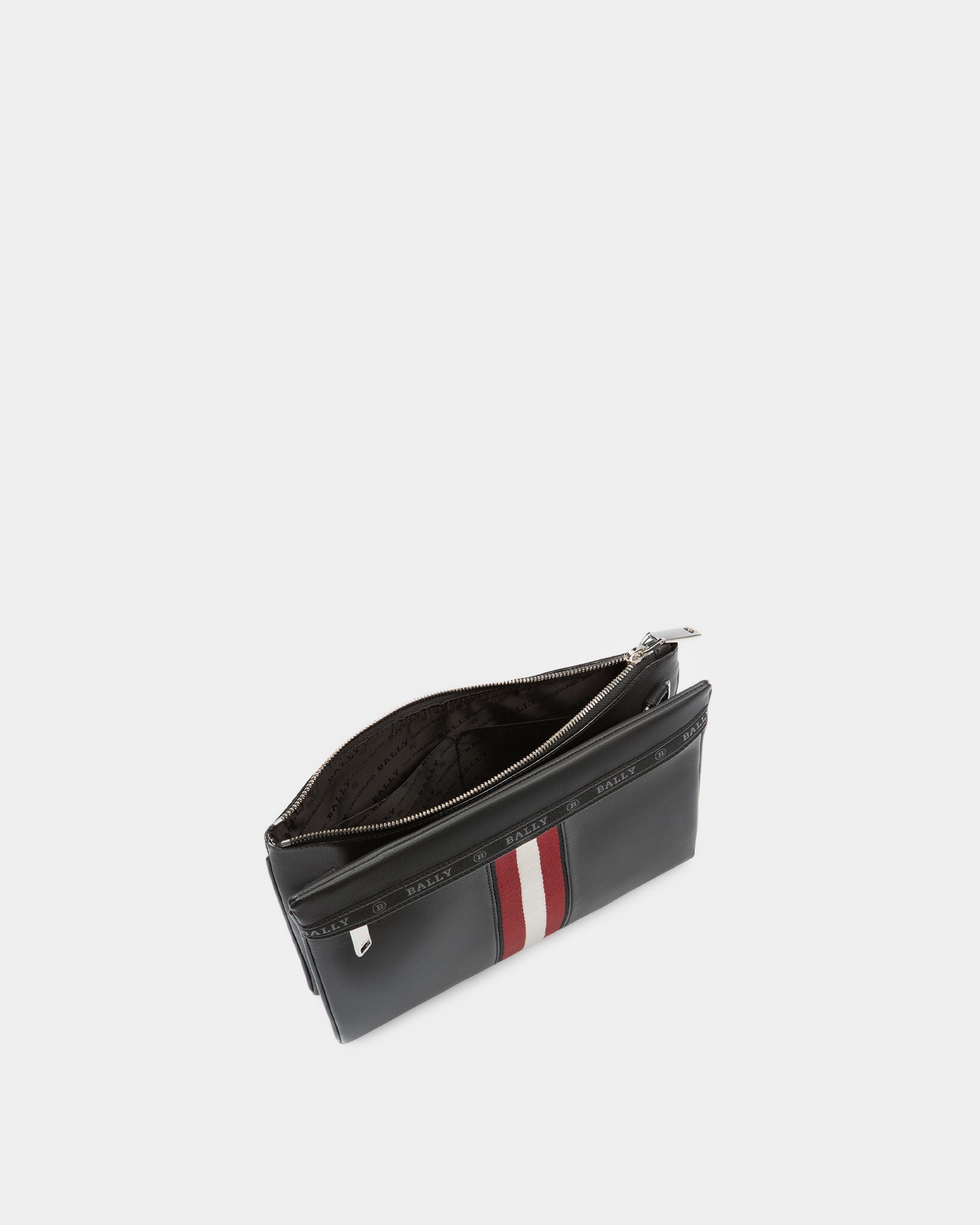 Bandolera Harvey De Piel Negra - Hombre - Bally - 04