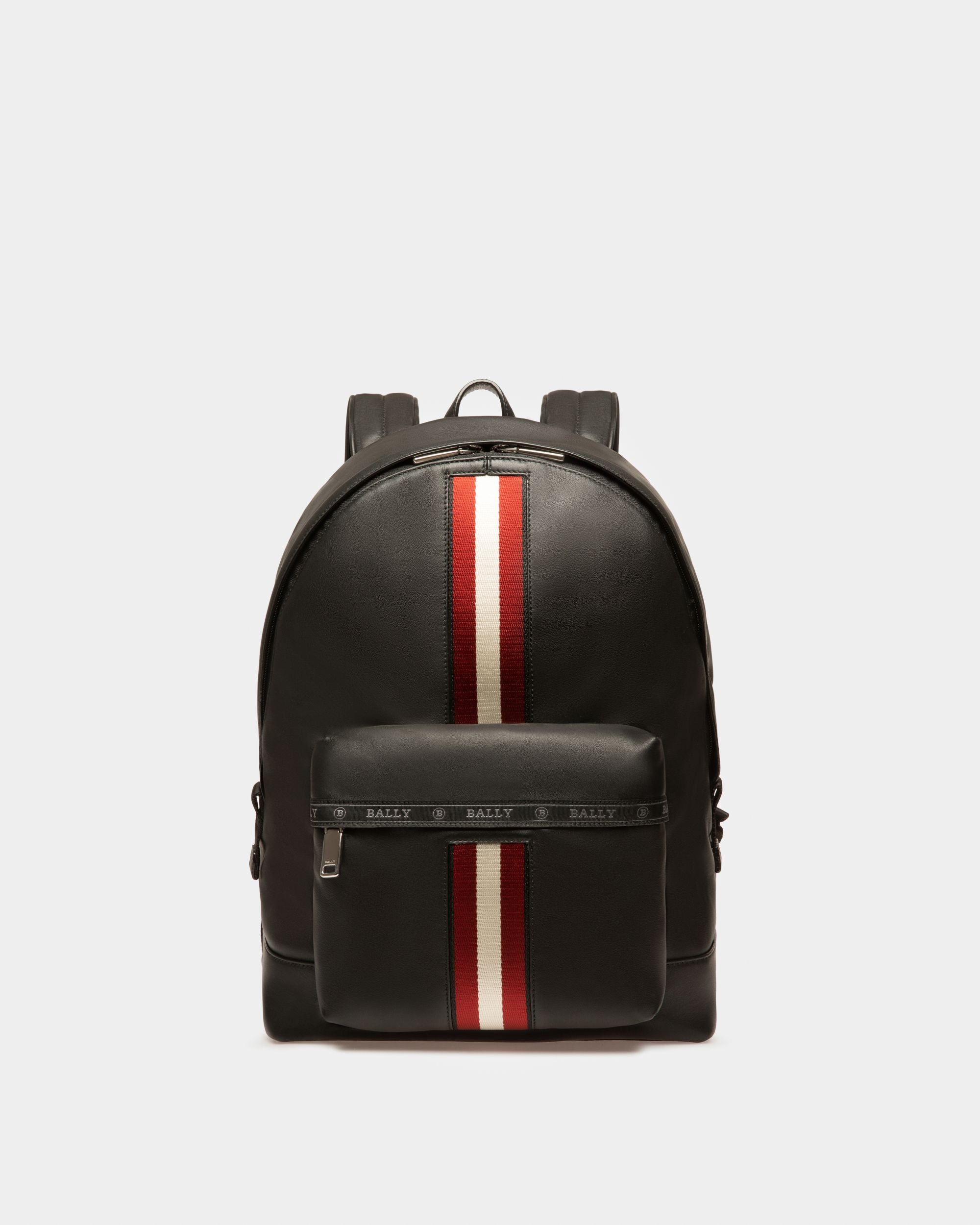 Mochila Harper De Piel Negra - Hombre - Bally - 01