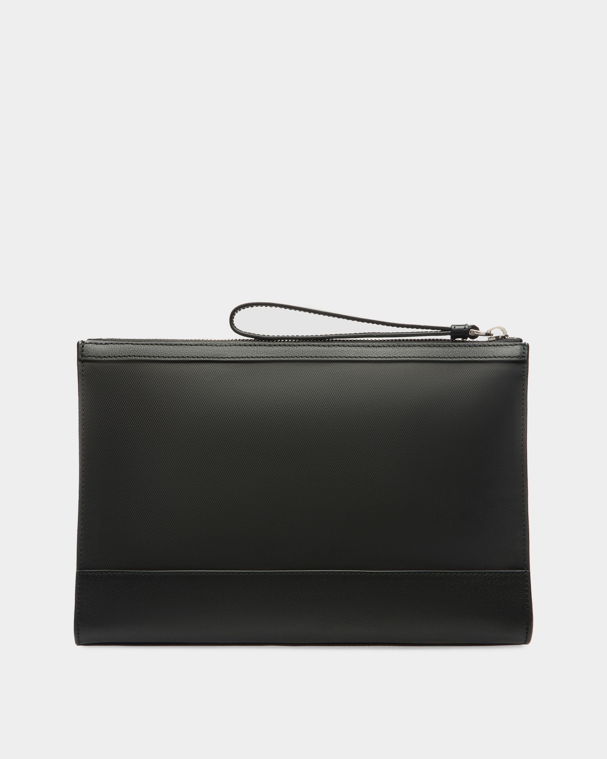 Vinson Neceser De Lona Revestida Y Piel De Color Negro - Hombre - Bally - 02