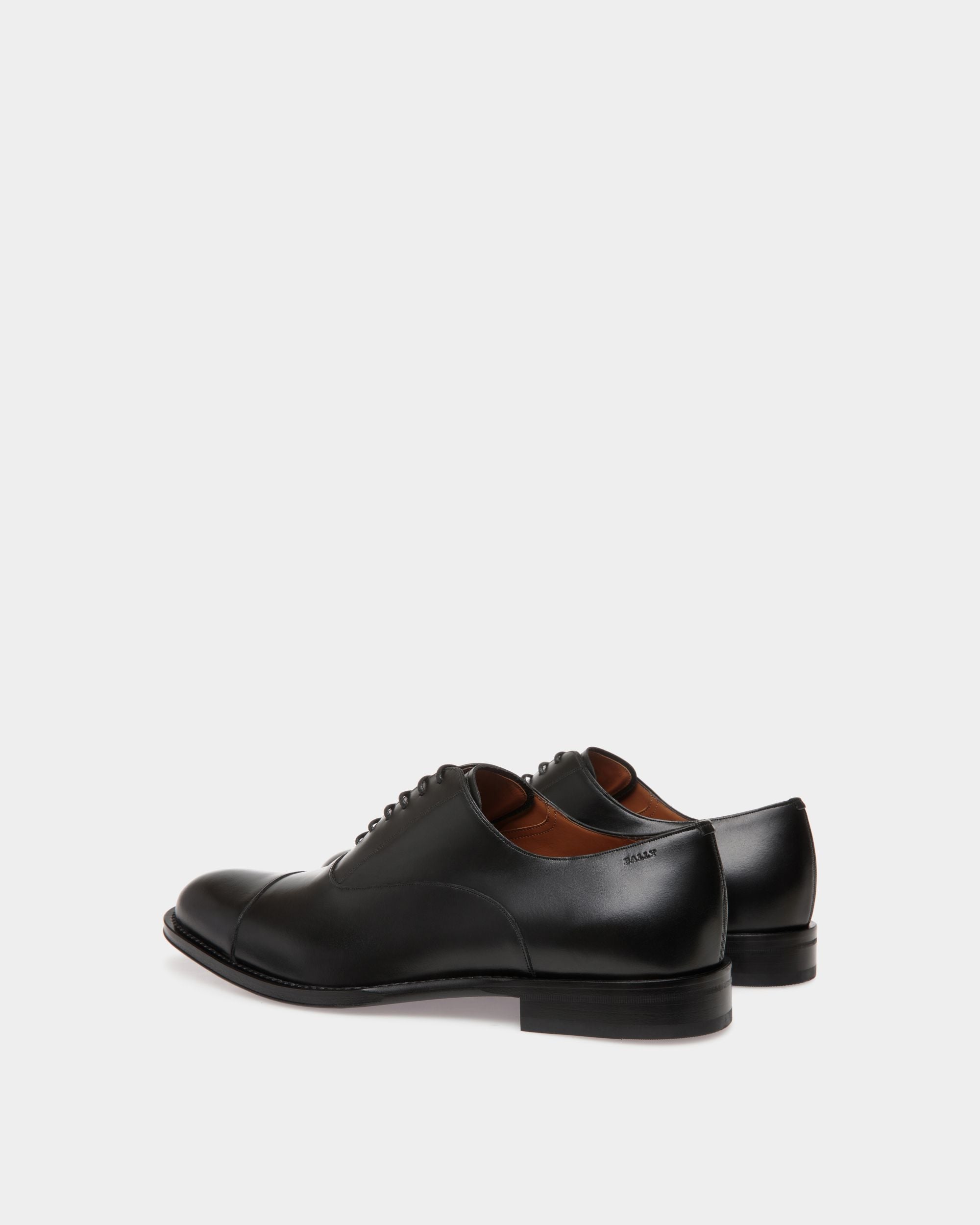 Oxford in Black Leather - Men's - Bally - 03