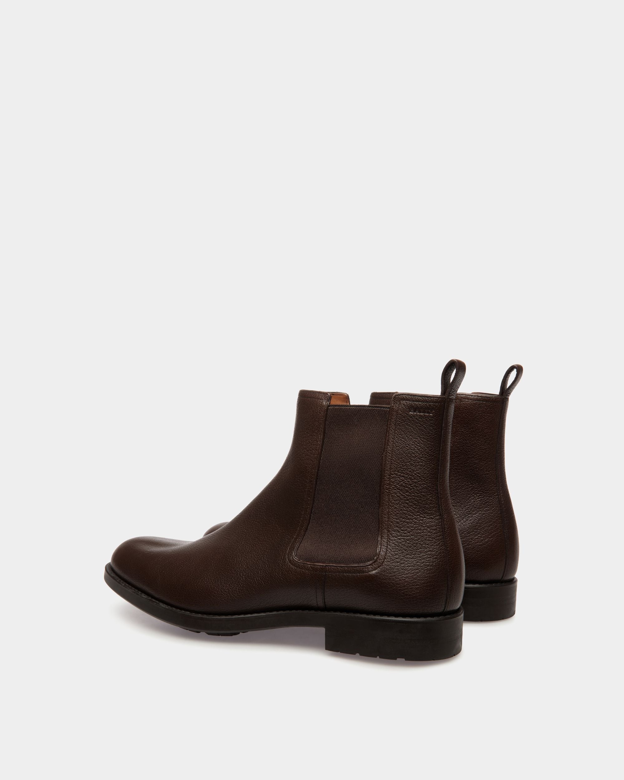 Boots In Brown Leather - Men's - Bally - 03