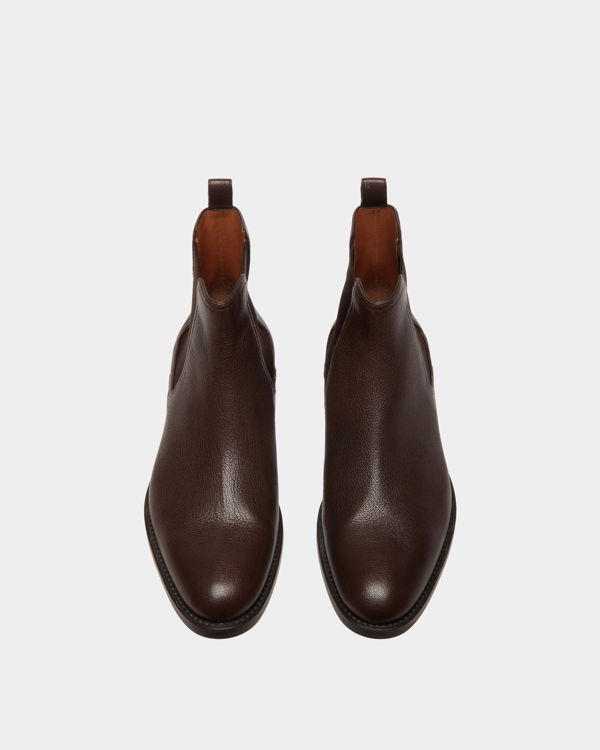 Boots In Brown Leather - Men's - Bally - 04