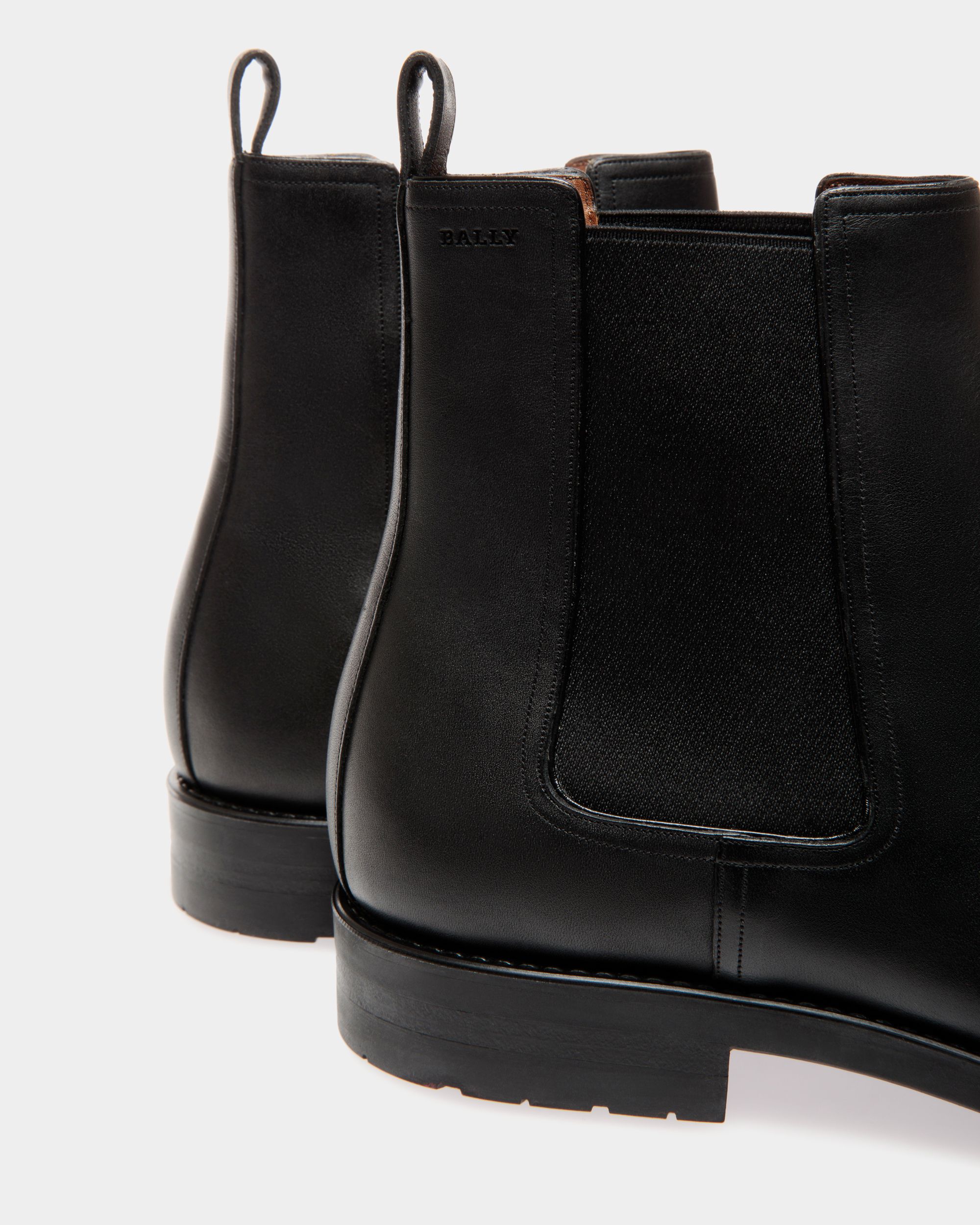 Bootie In Black Cow - Men's - Bally - 05