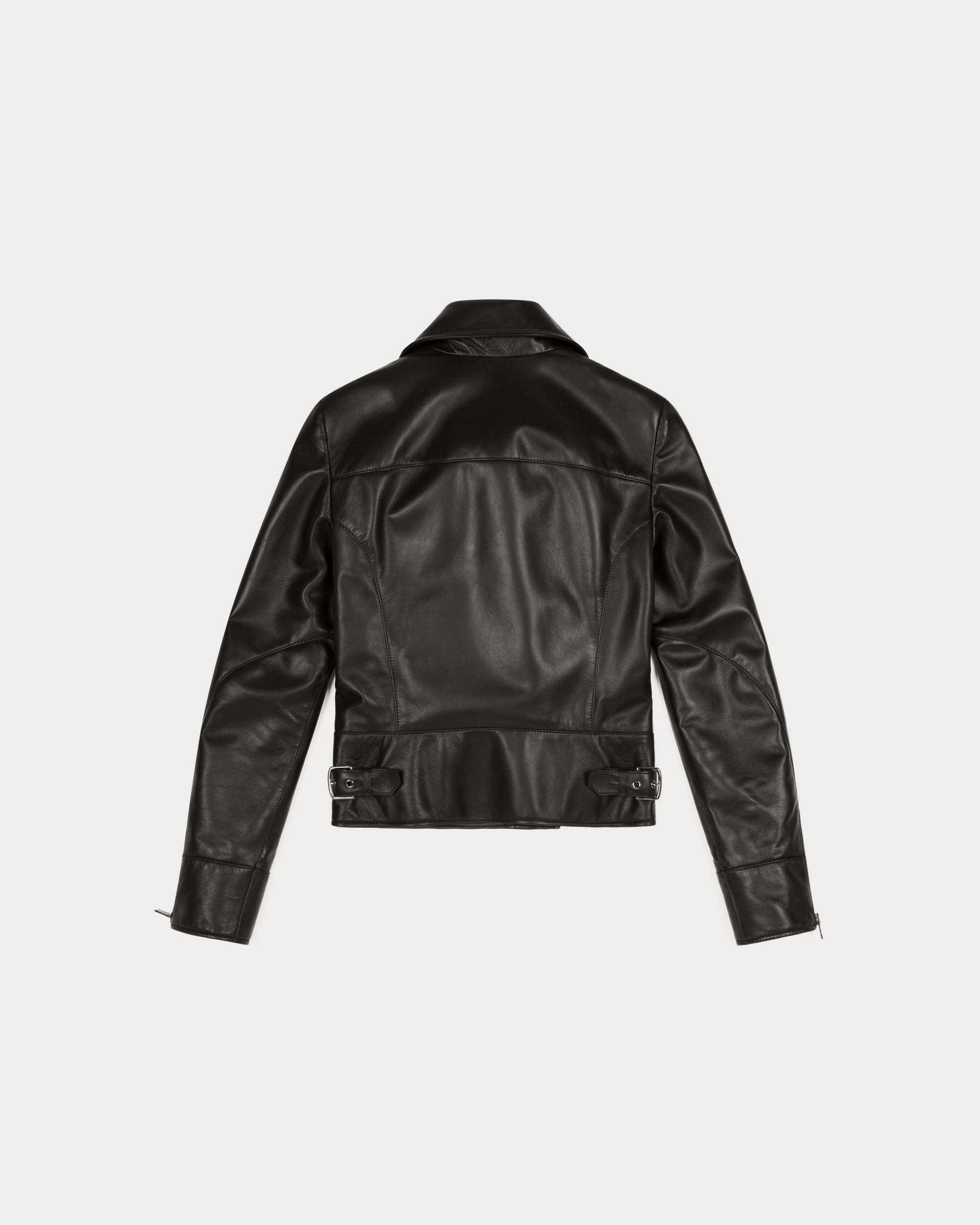 Leather Biker Jacket - Women's - Bally - 05
