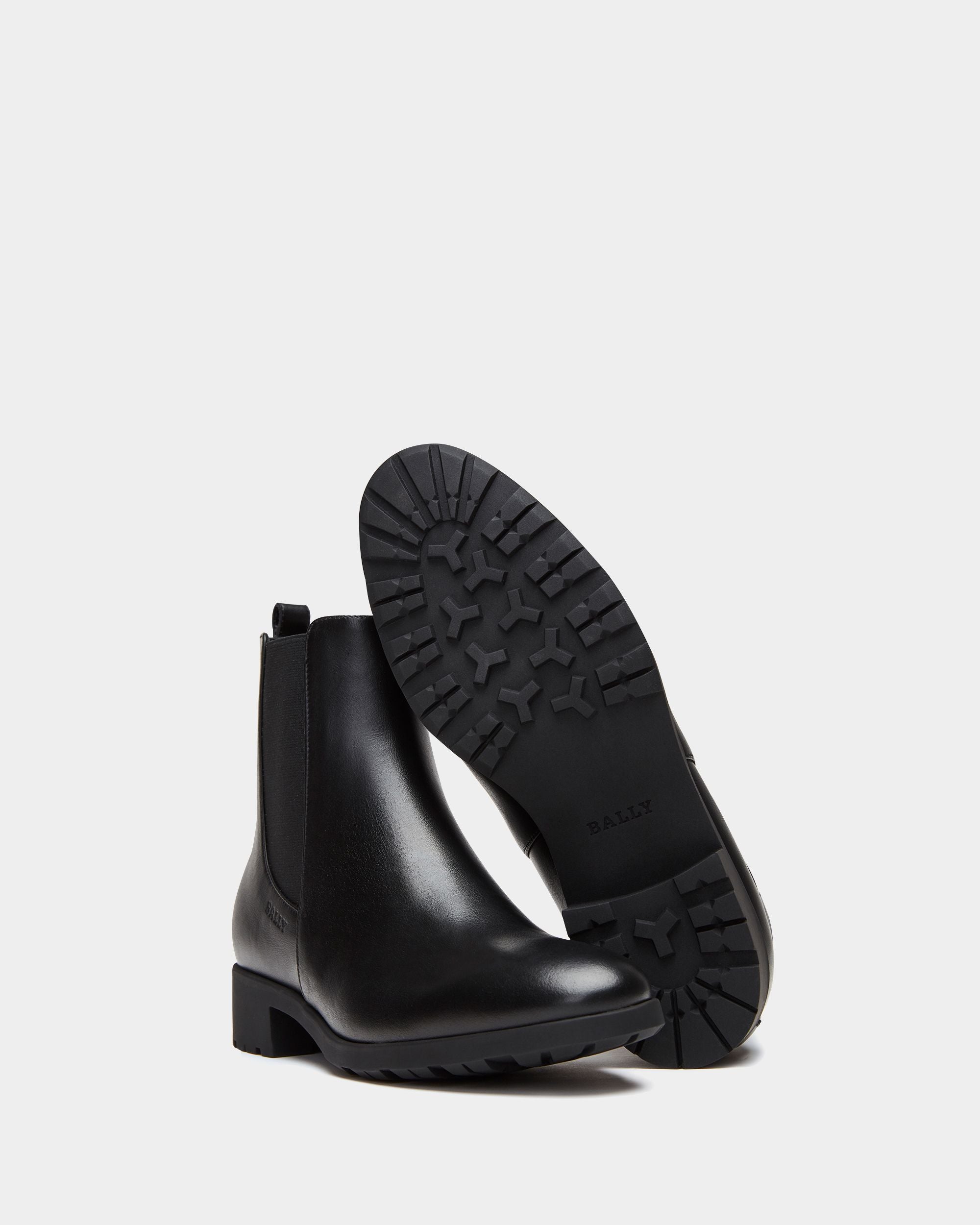 Women's Black Ankle Boots - Women's - Bally - 03