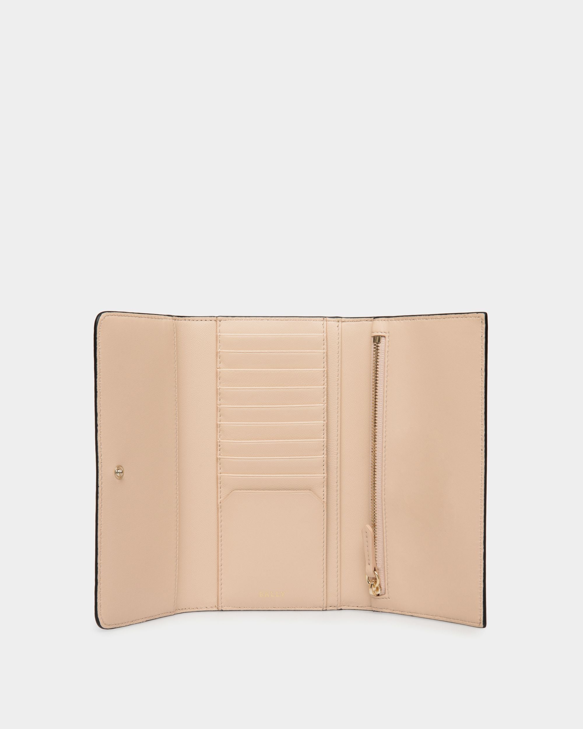 Wallet In Black Leather - Women's - Bally - 03