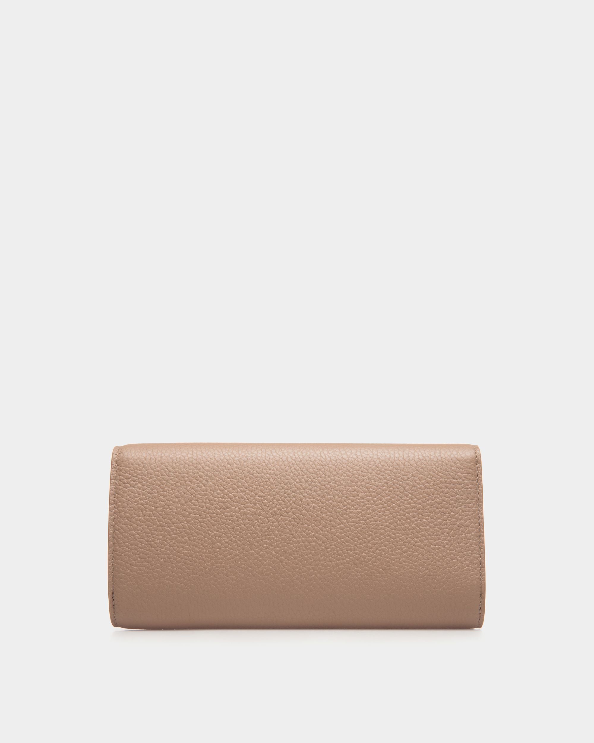 Cartera Continental De Piel Granulada Beige - Mujer - Bally - 02