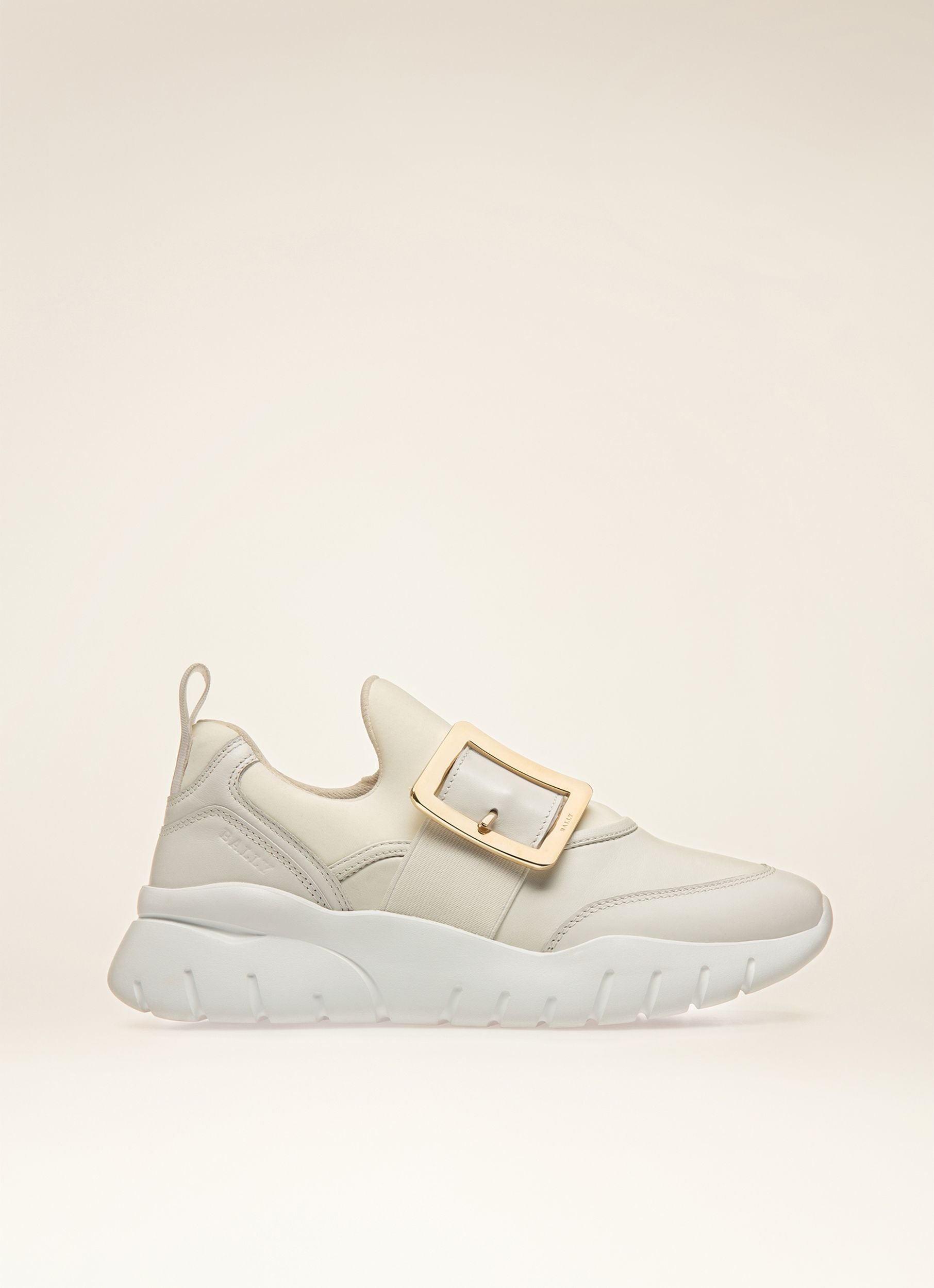 Brinelle Leather Sneakers In White - Women's - Bally - 01