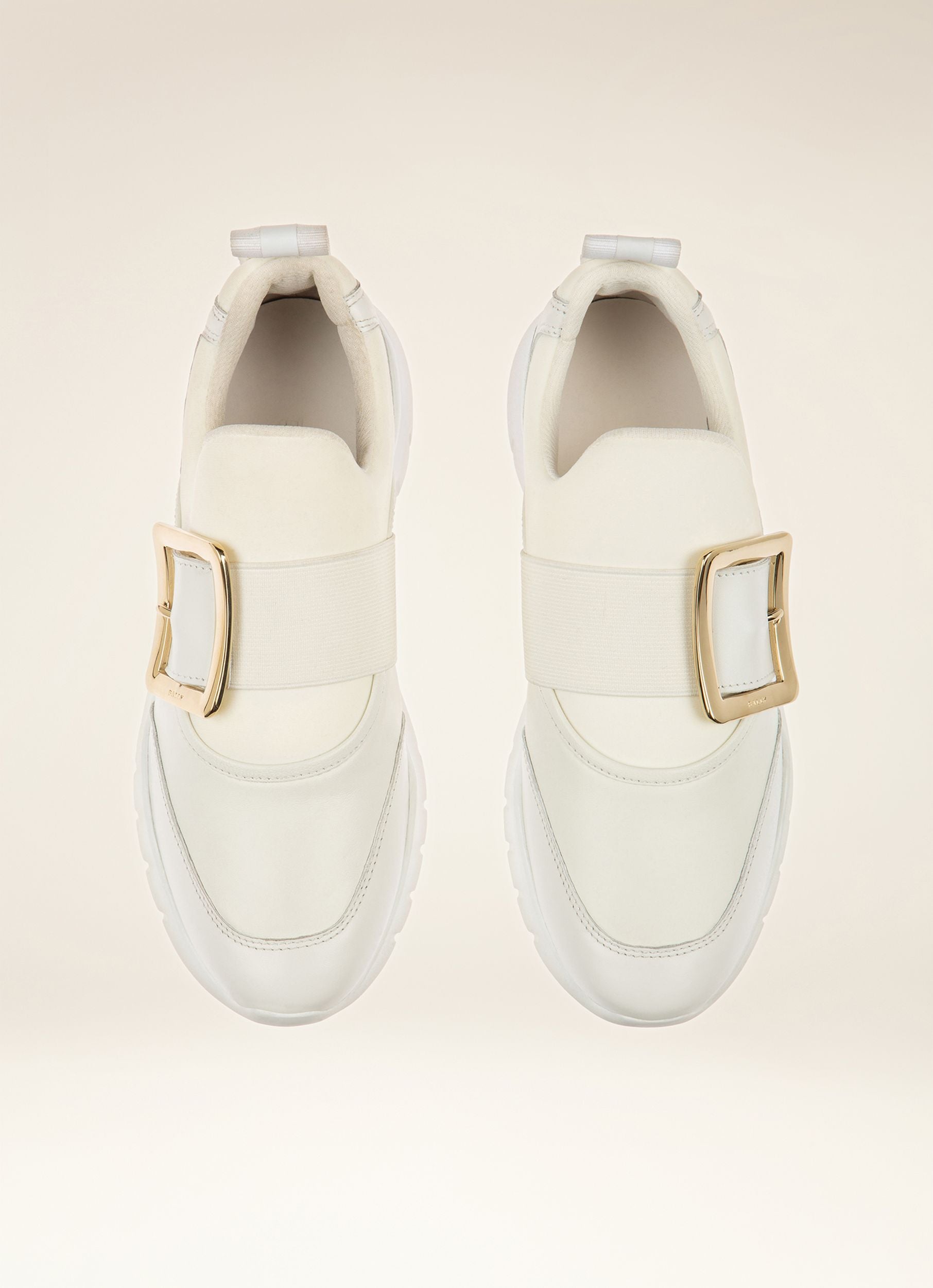 Brinelle Leather Sneakers In White - Women's - Bally - 04