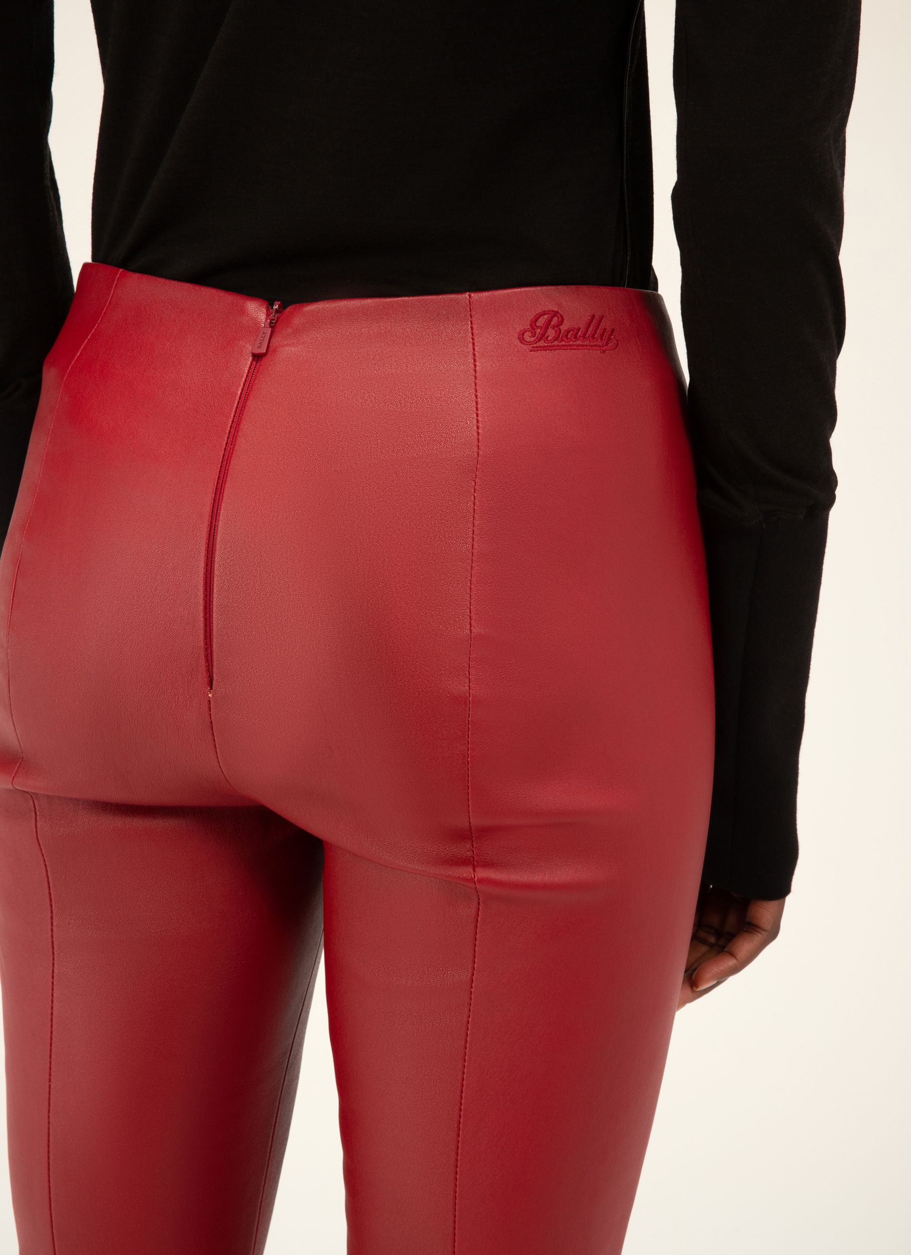 Leather Leggings - Women's - Bally - 02