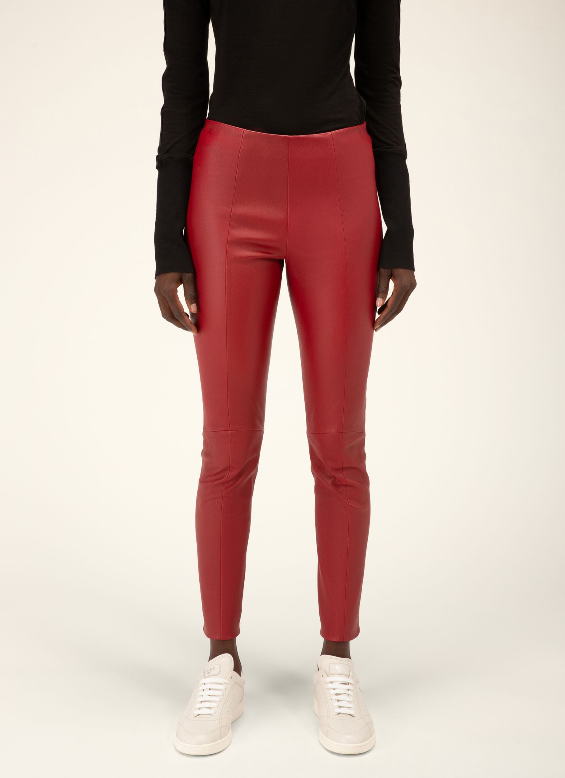 Leather Leggings - Women's - Bally - 03