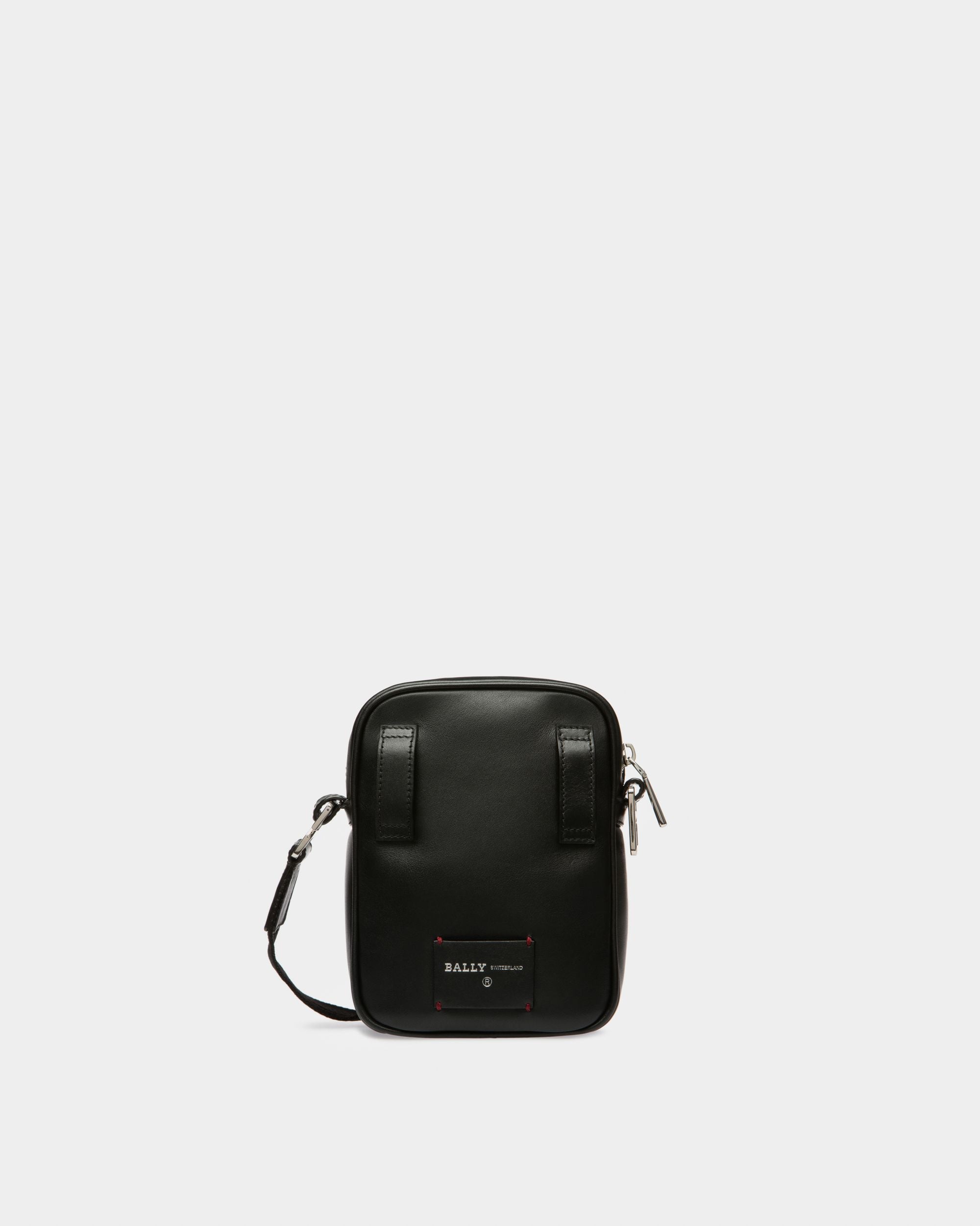 Heyot Leather And Synthetic Crossbody Bag In Black - Men's - Bally - 02