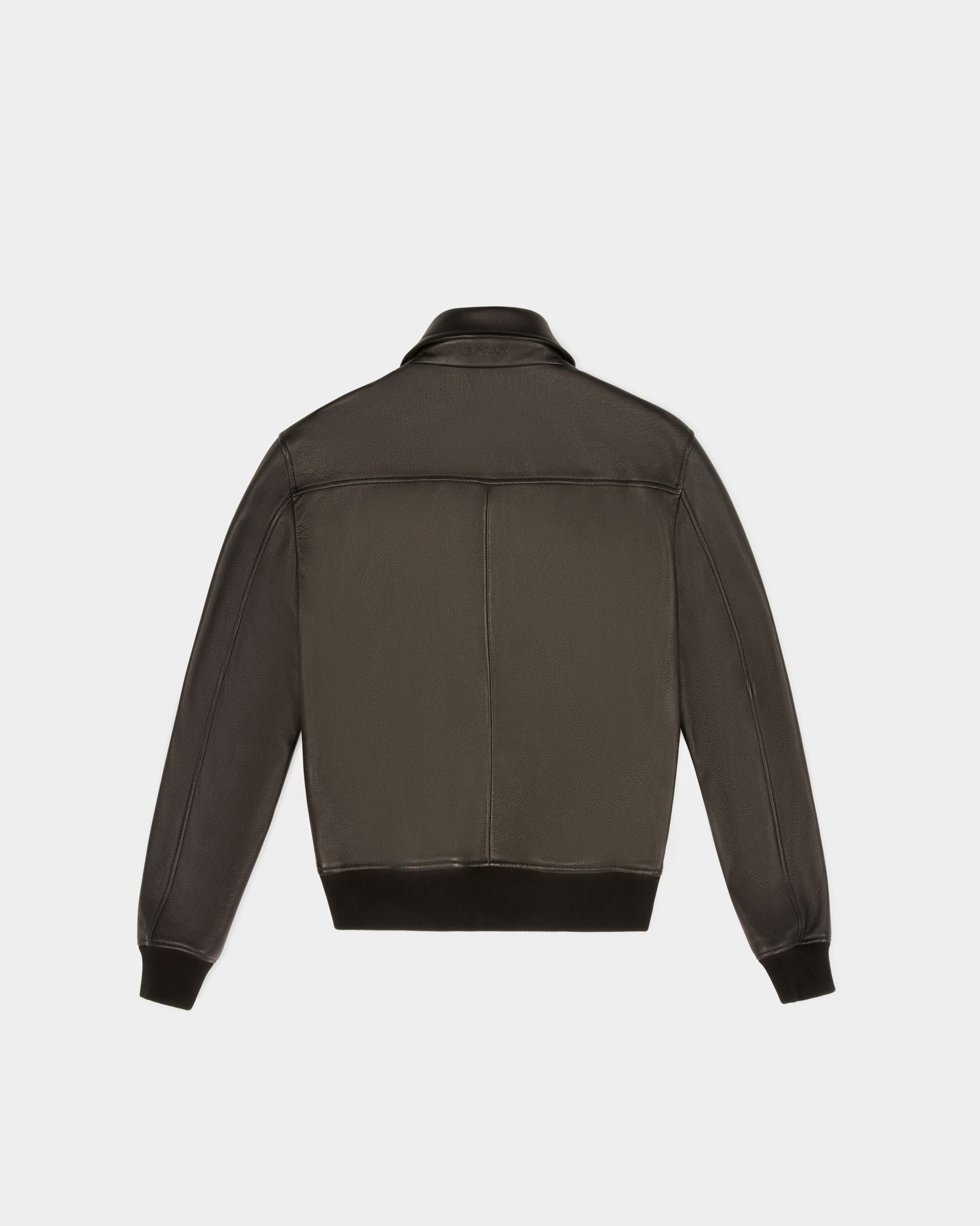 Cazadora Prenda De Abrigo En Cuero De Color Negro - Hombre - Bally - 02