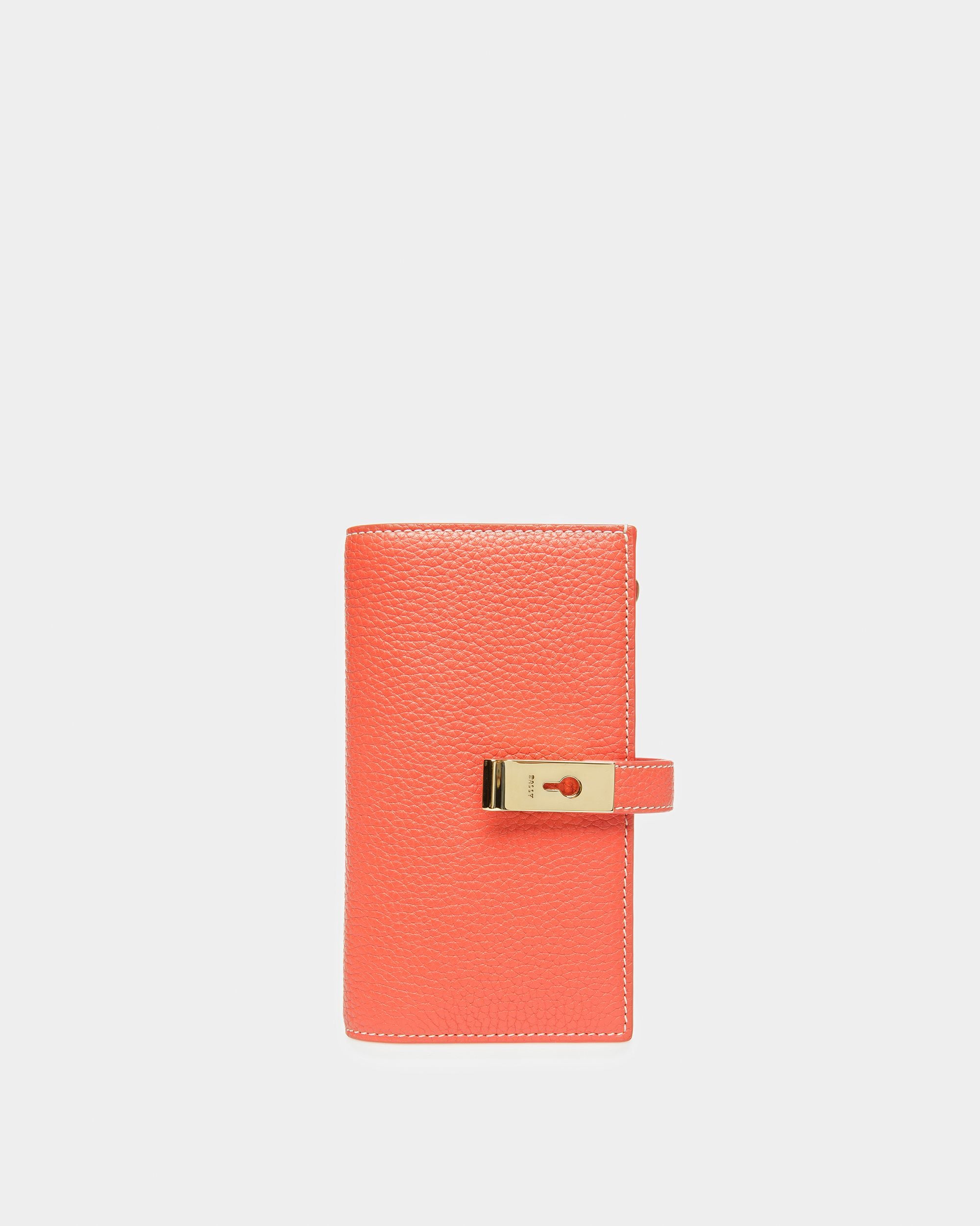 Amber Cartera Francesa De Piel En Naranja - Mujer - Bally - 01