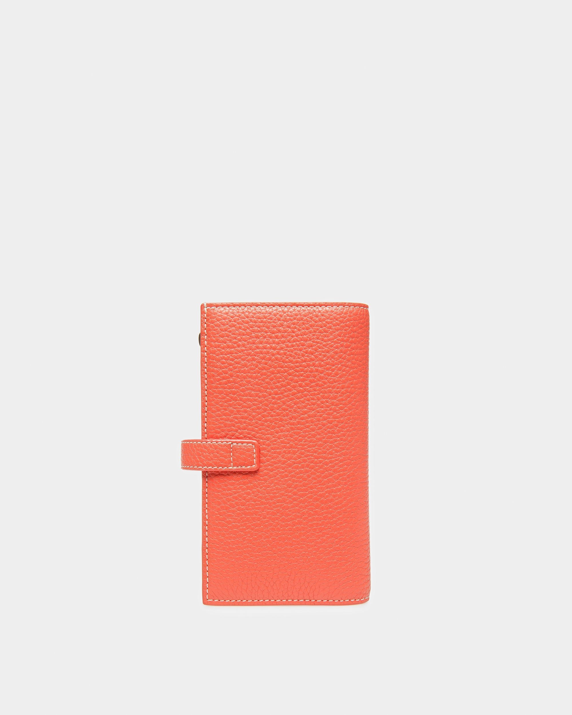 Amber Cartera Francesa De Piel En Naranja - Mujer - Bally - 02