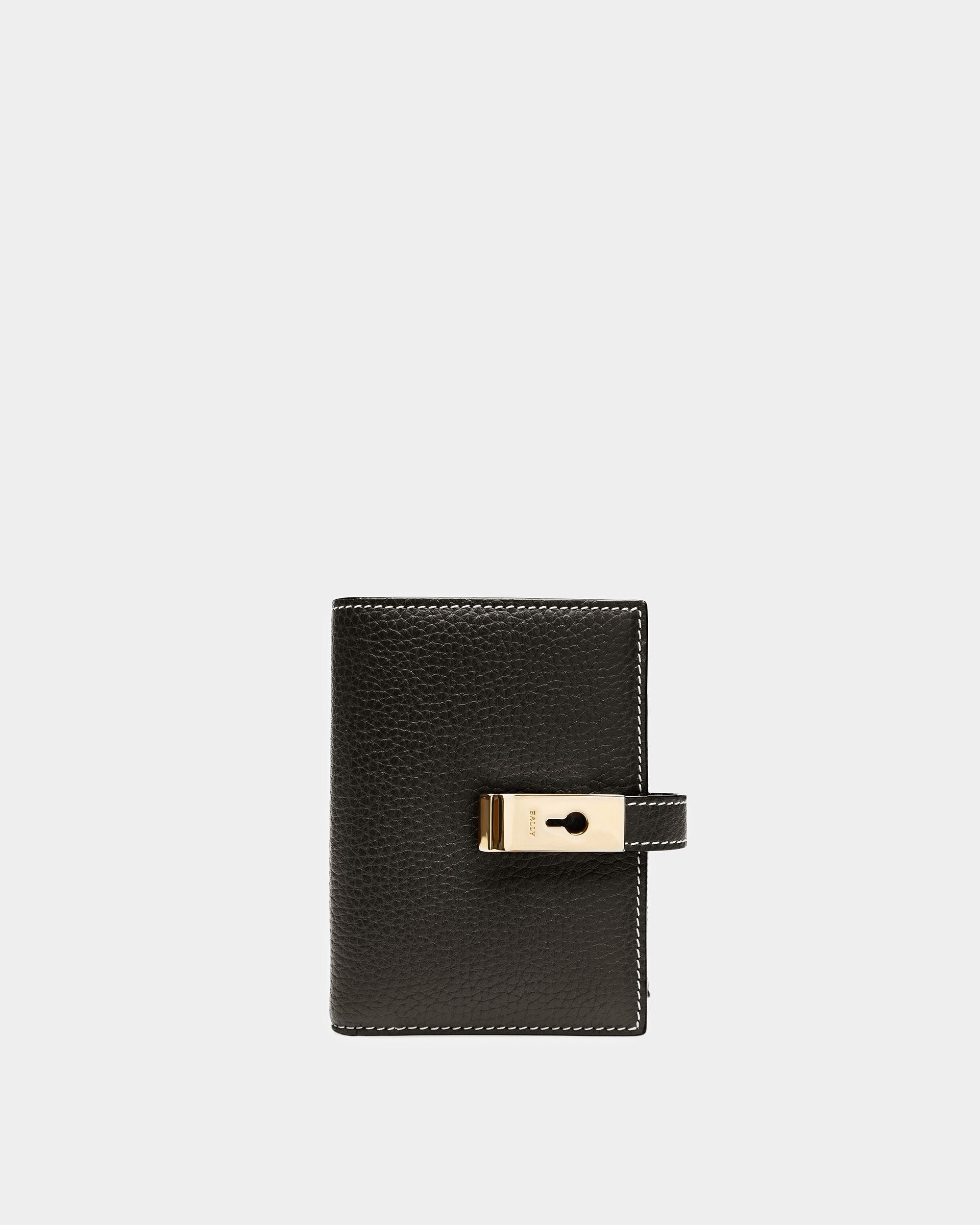 Assen Tarjetero En Piel De Color Negro - Mujer - Bally - 01