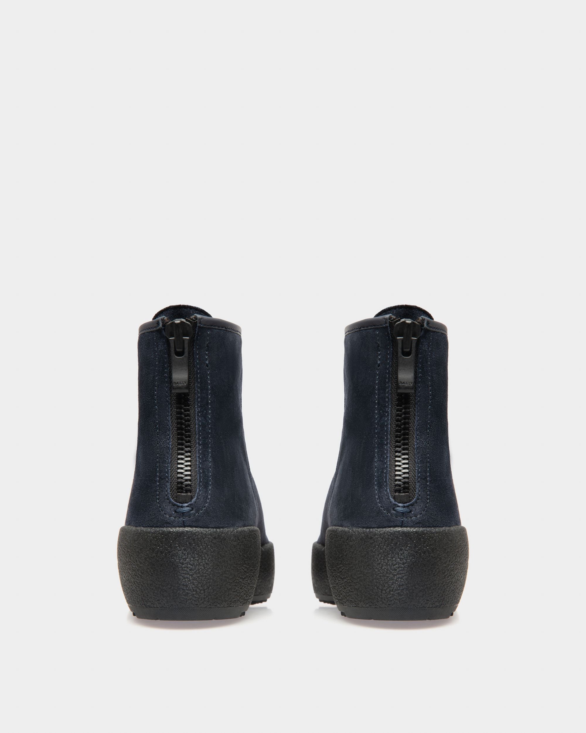 Guard Botines De Piel De Color Azul Marino - Mujer - Bally - 04